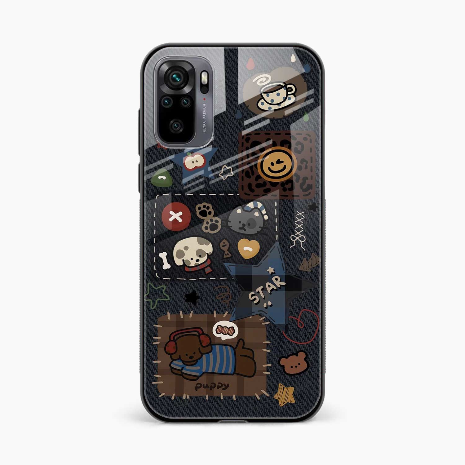 Cute Doodle Redmi Note 10 Back Cover