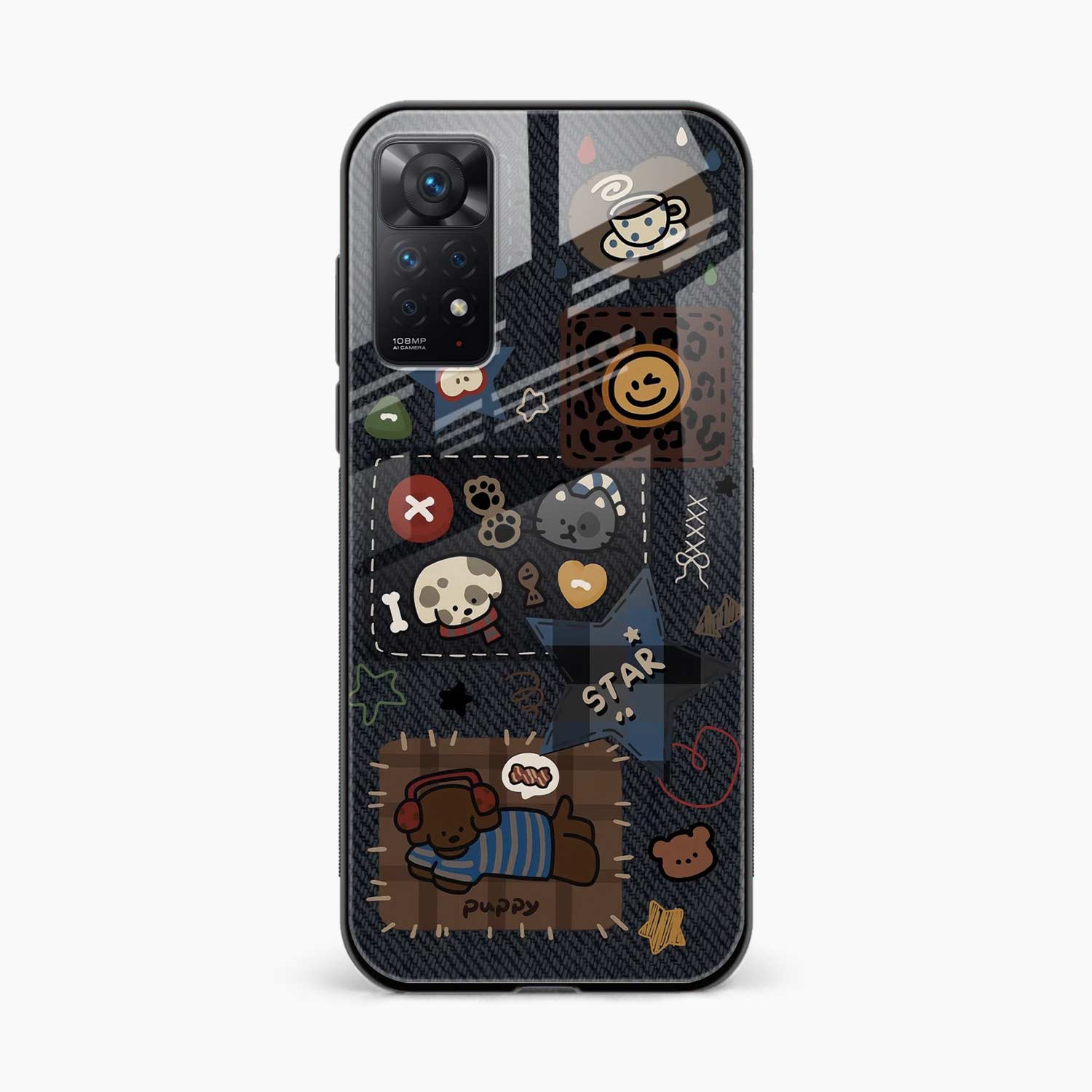 Cute Doodle Redmi Note 11 Pro Plus Back Cover