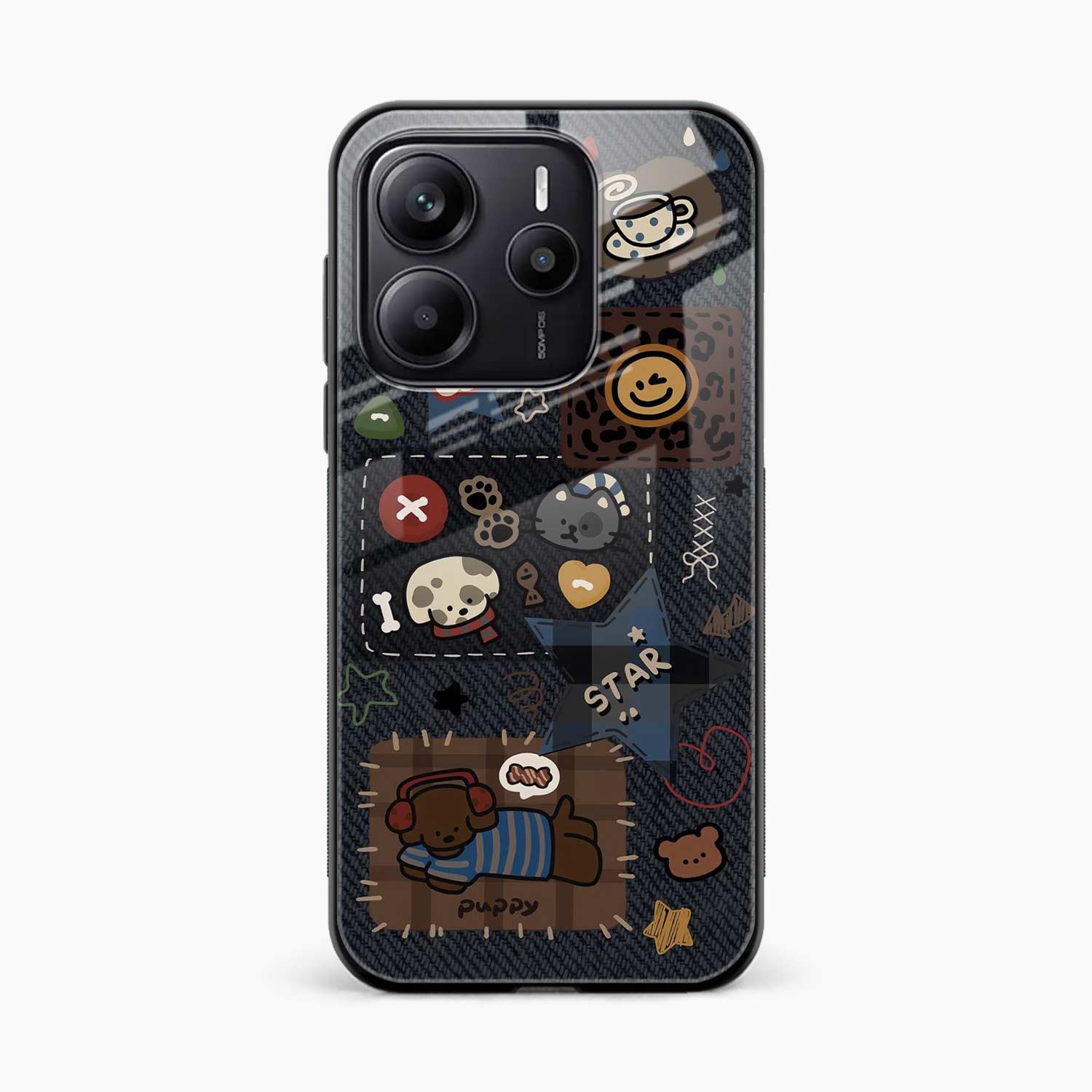 Cute Doodle Redmi Note 14 SE 5G Back Cover