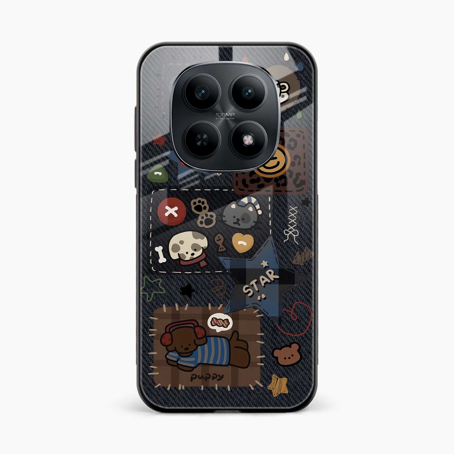 Cute Doodle Redmi Note 15 5G Back Cover