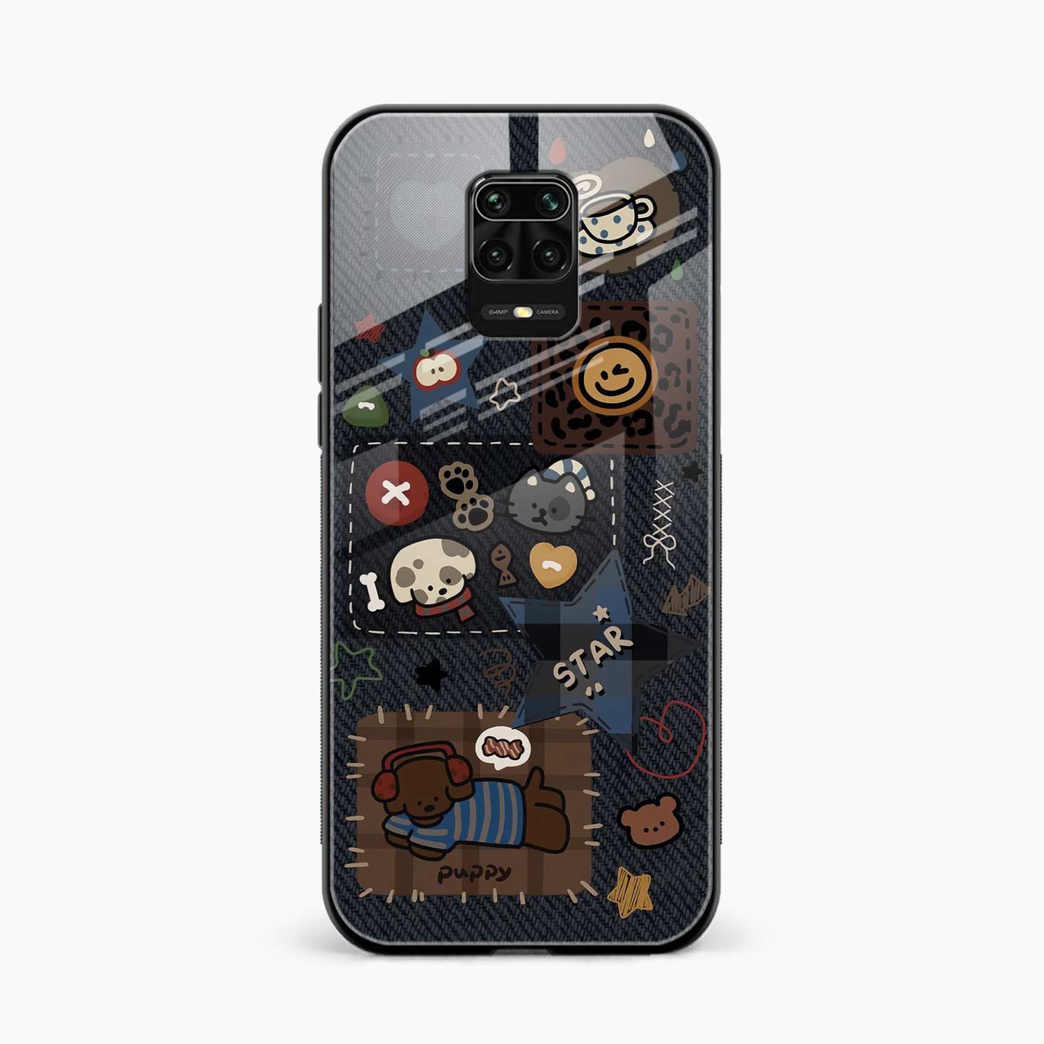 Cute Doodle Redmi Note 9 Pro Back Cover