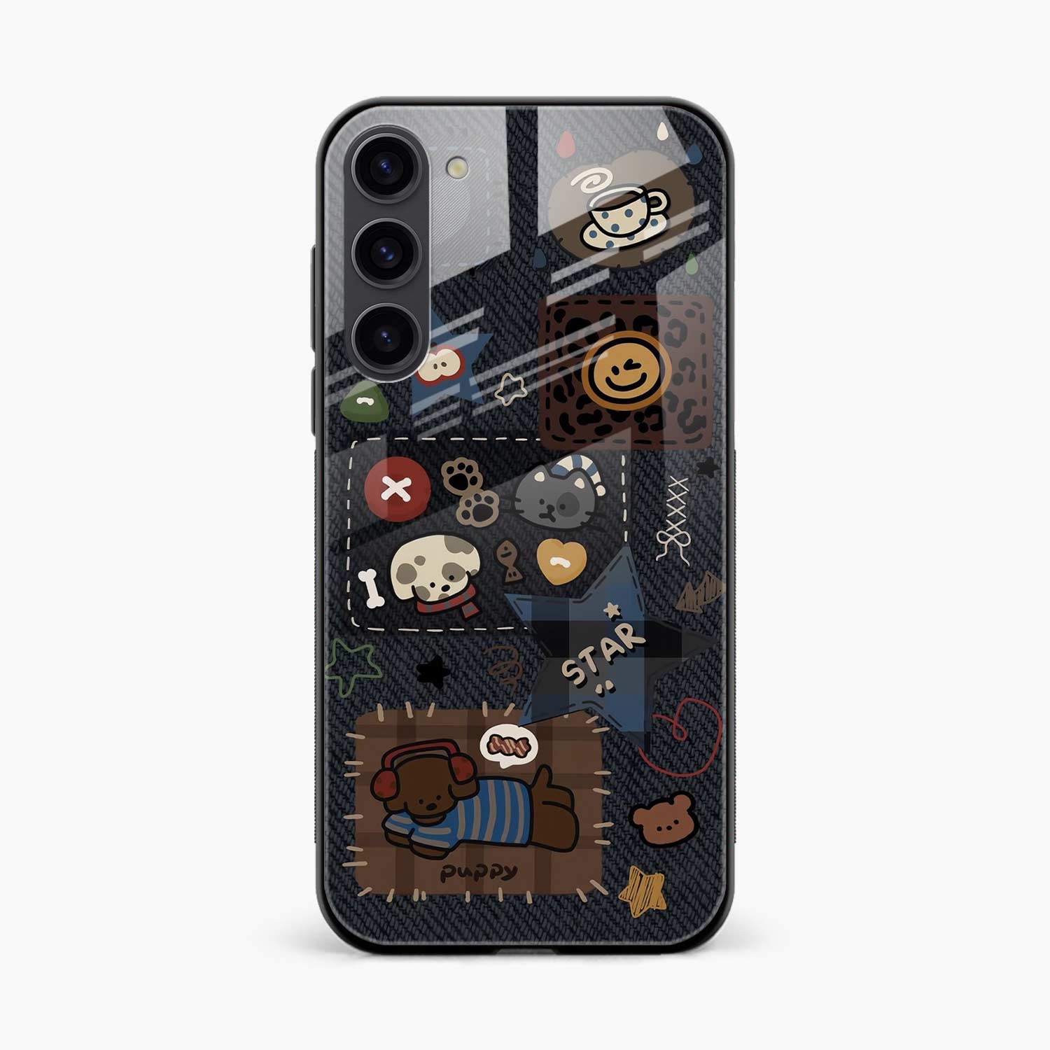 Cute Doodle Samsung S23 Plus Back Cover