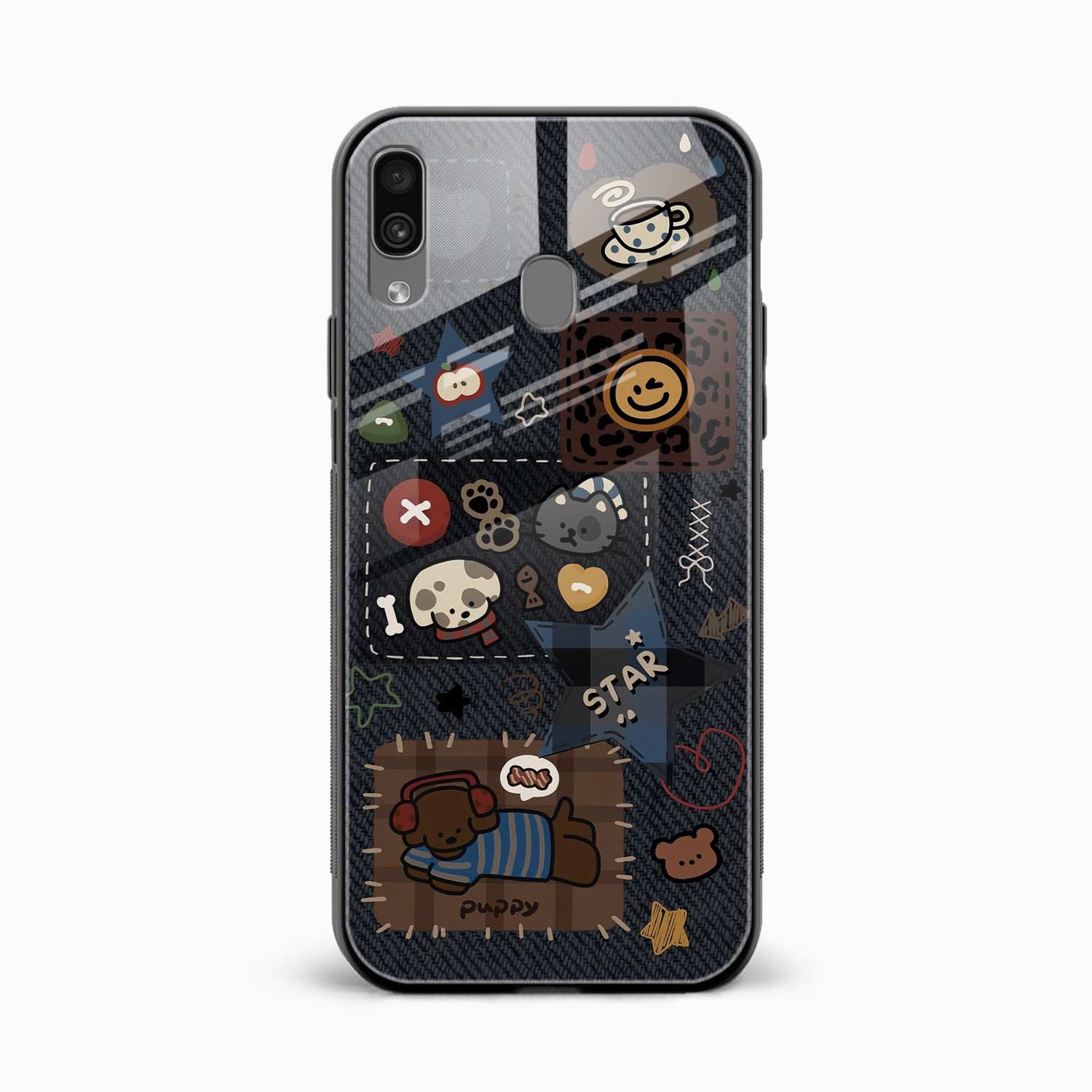 Cute Doodle Samsung A30 Back Cover