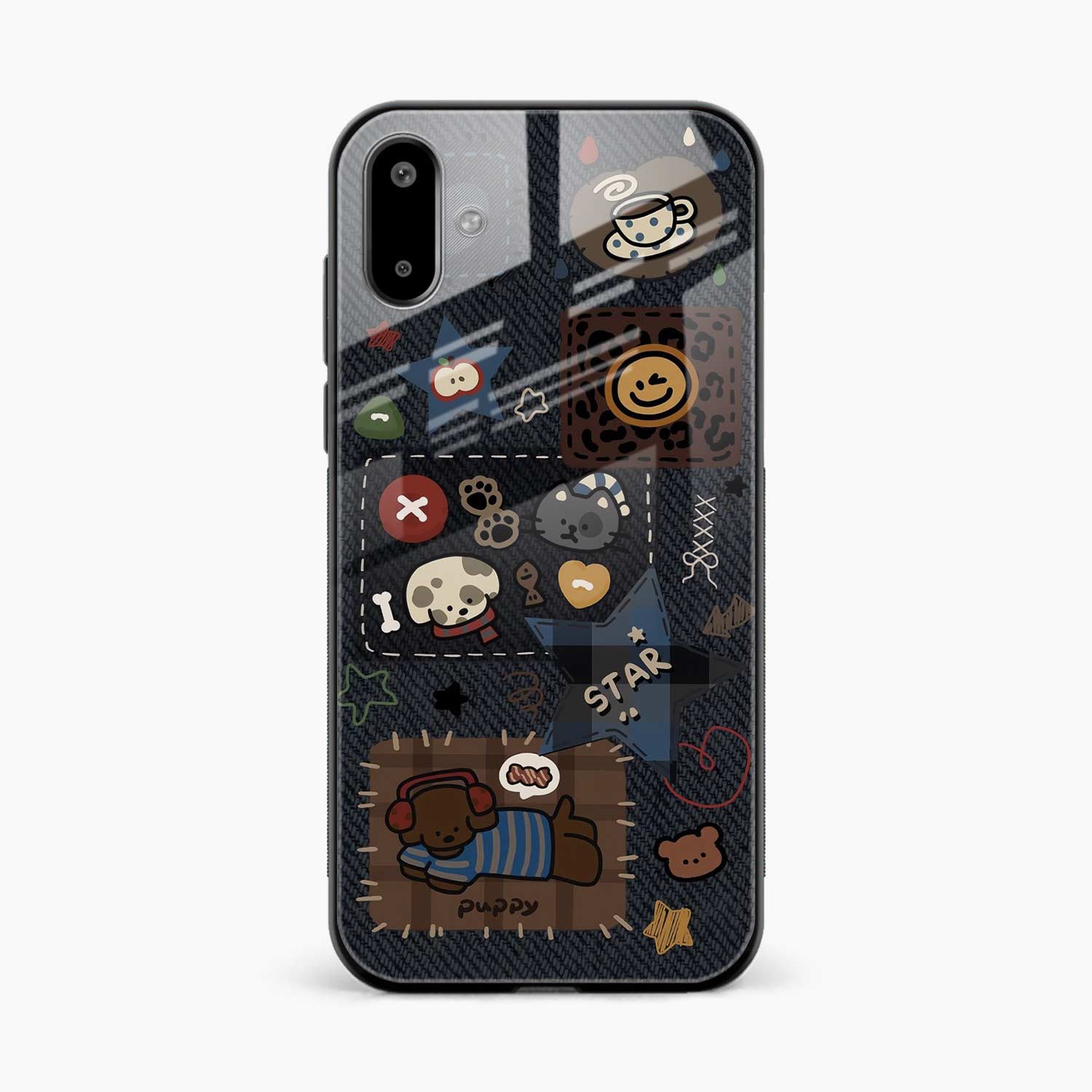Cute Doodle Samsung F06 5G Back Cover