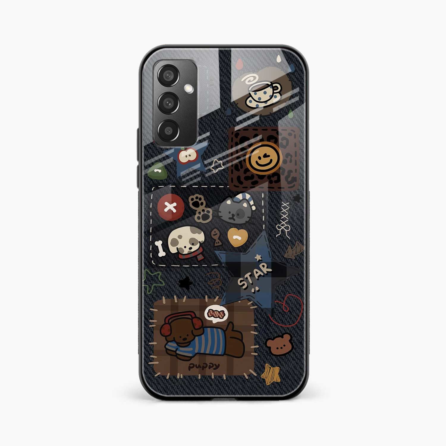 Cute Doodle Samsung F13 4G Back Cover