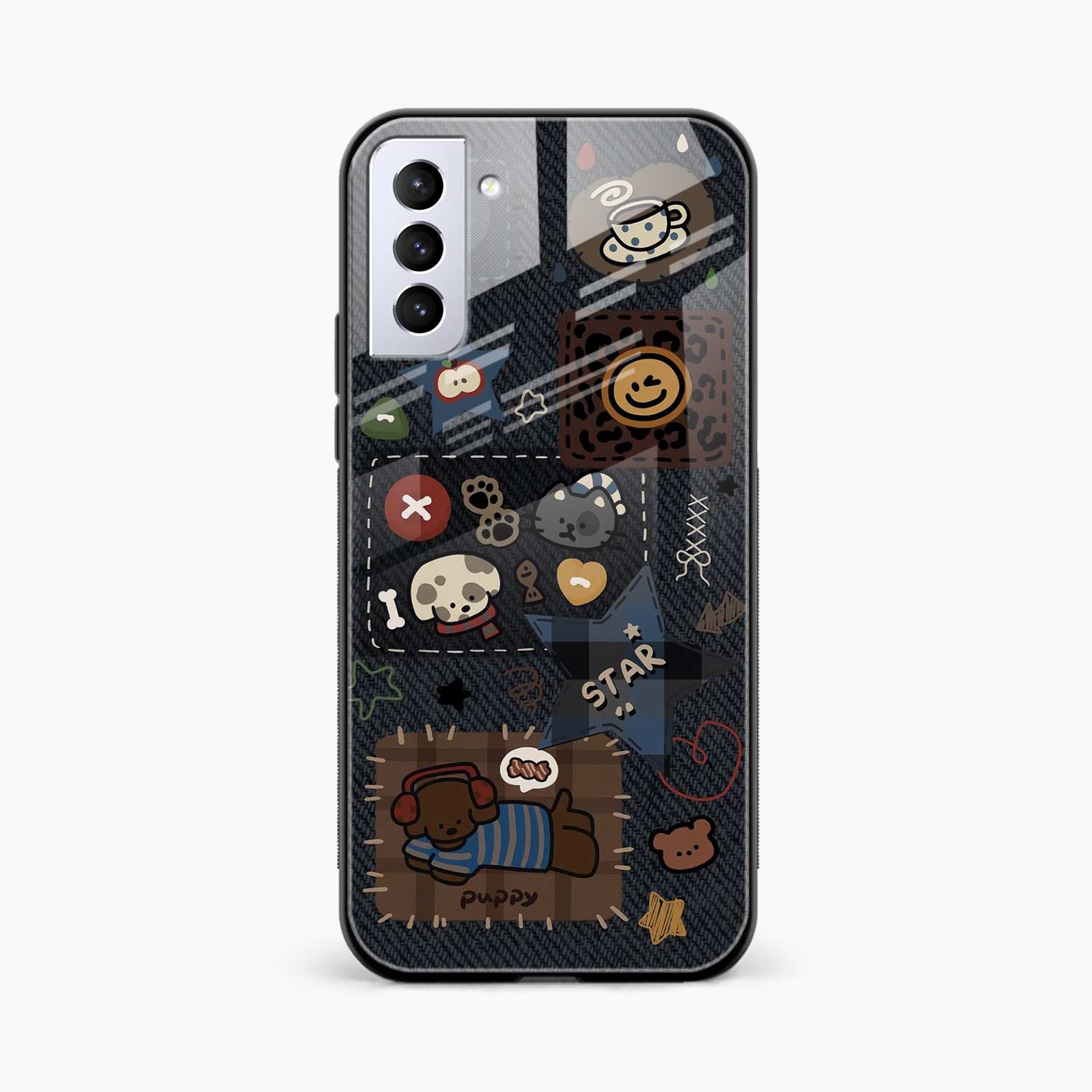 Cute Doodle Samsung Galaxy S21 Back Cover