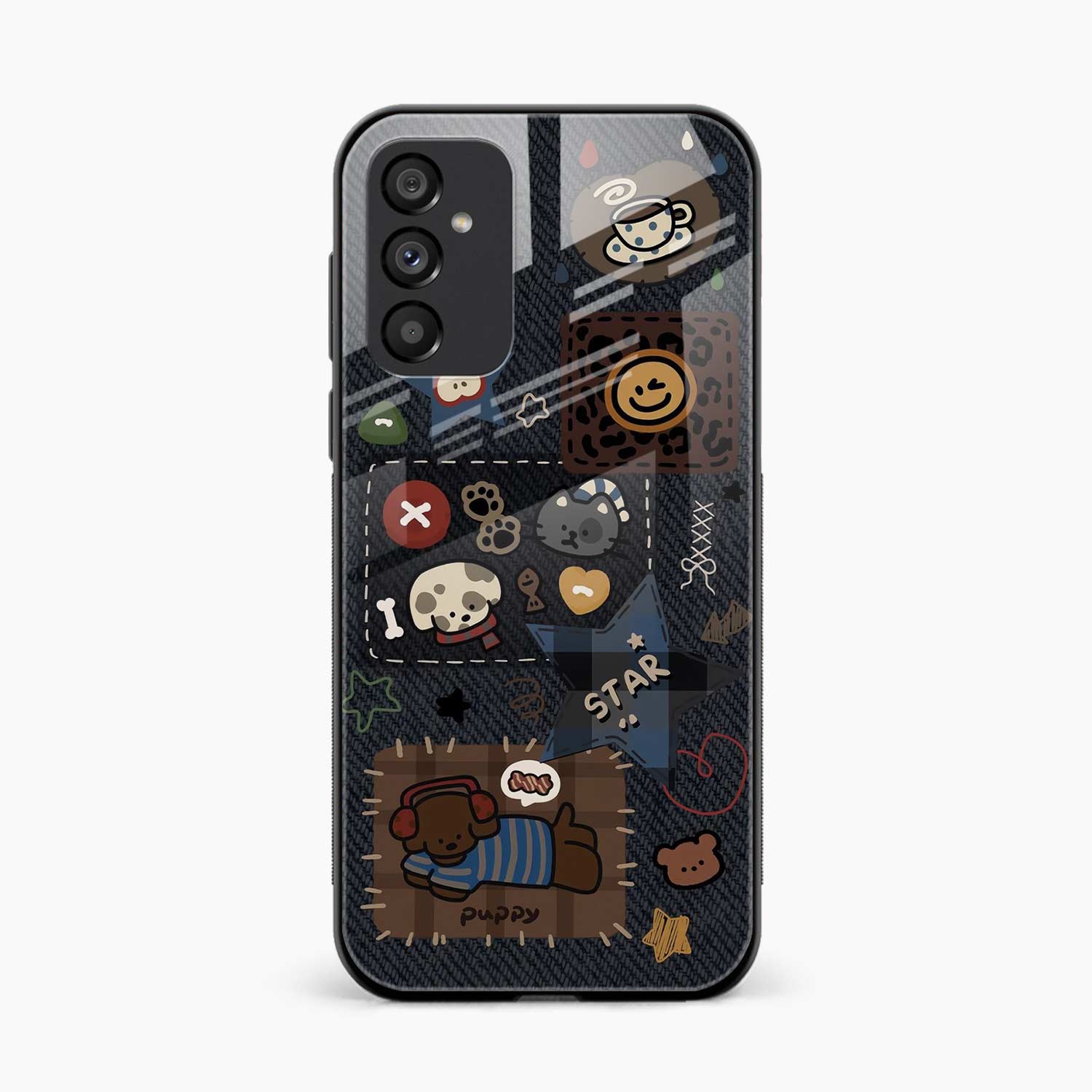 Cute Doodle Samsung M13 4G Back Cover
