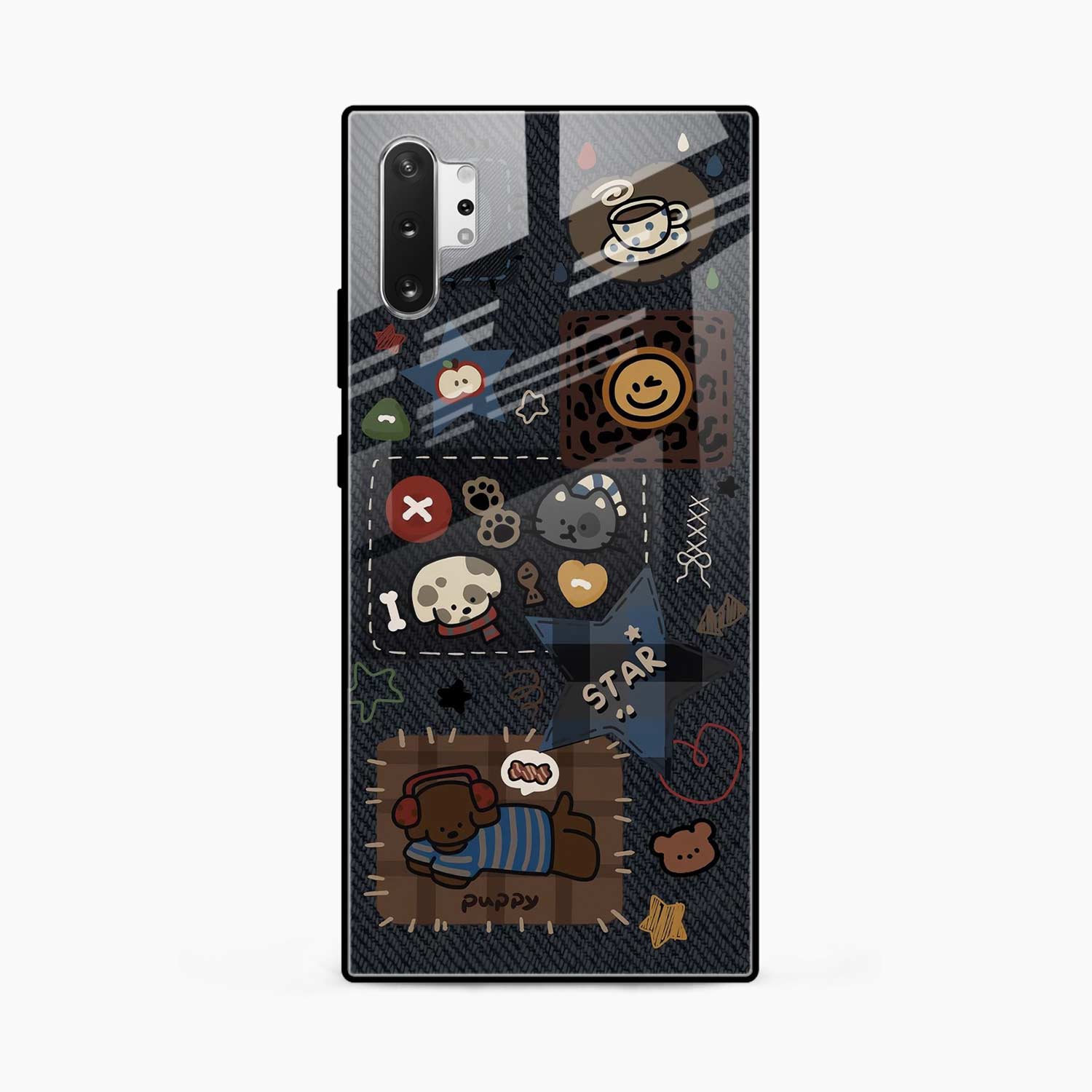 Cute Doodle Samsung Note 10 Plus Back Cover