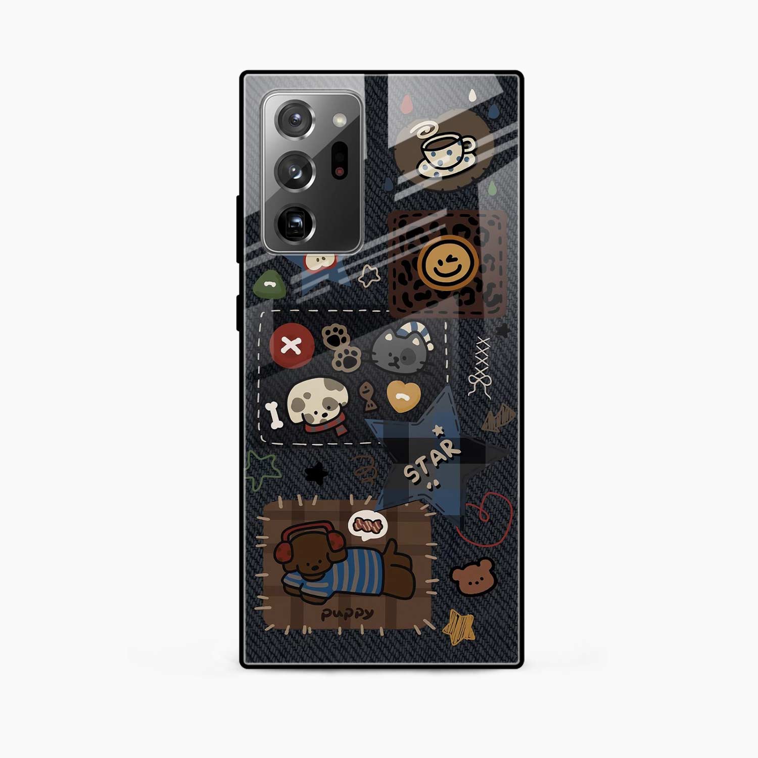 Cute Doodle Samsung Note 20 Back Cover