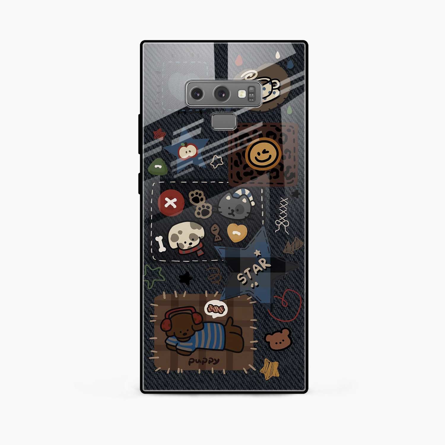 Cute Doodle Samsung Note 9 Back Cover