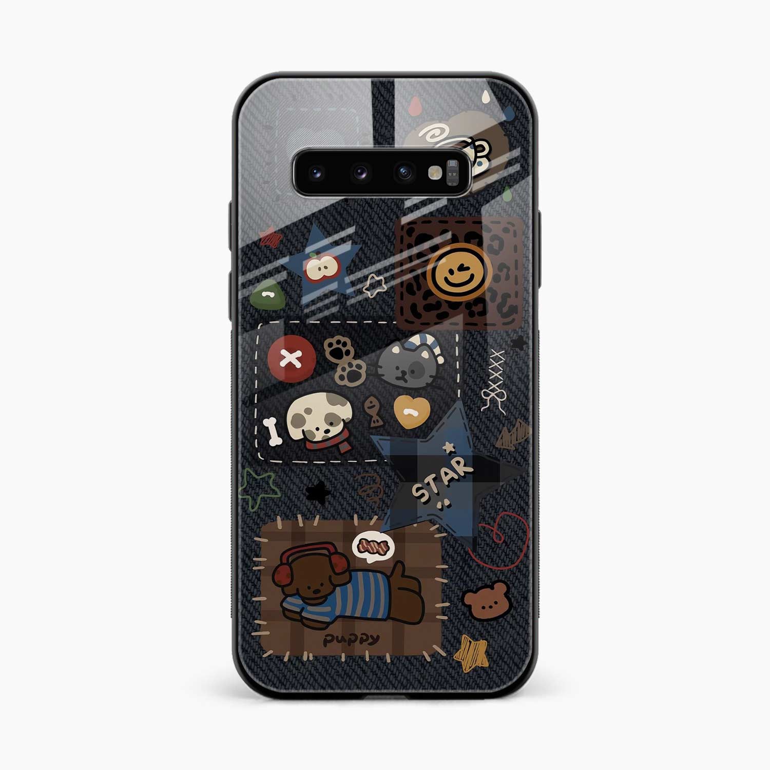 Cute Doodle Samsung S10 Plus Back Cover
