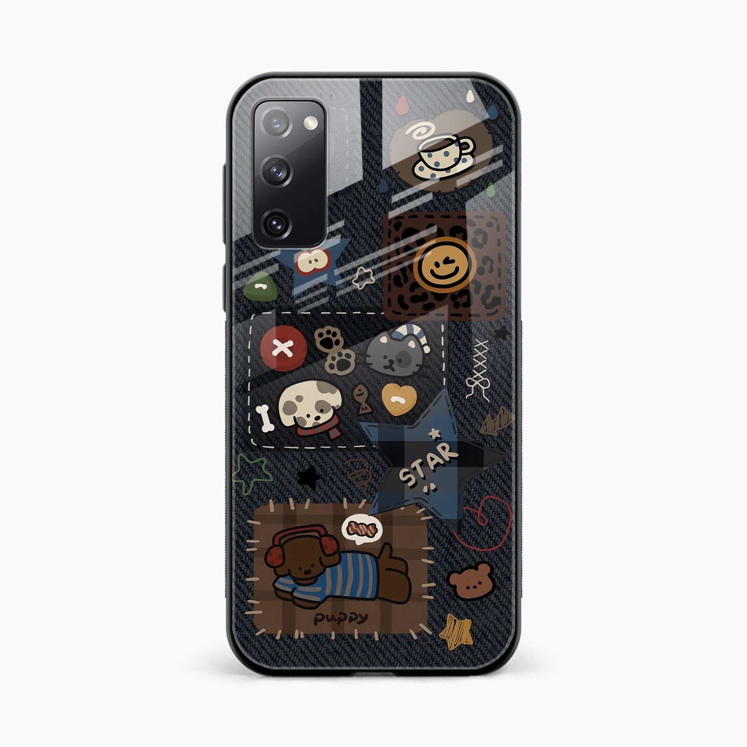 Cute Doodle Samsung S20 Back Cover
