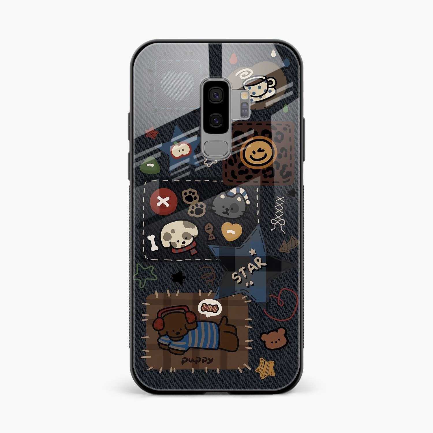 Cute Doodle Samsung S9 Plus Back Cover