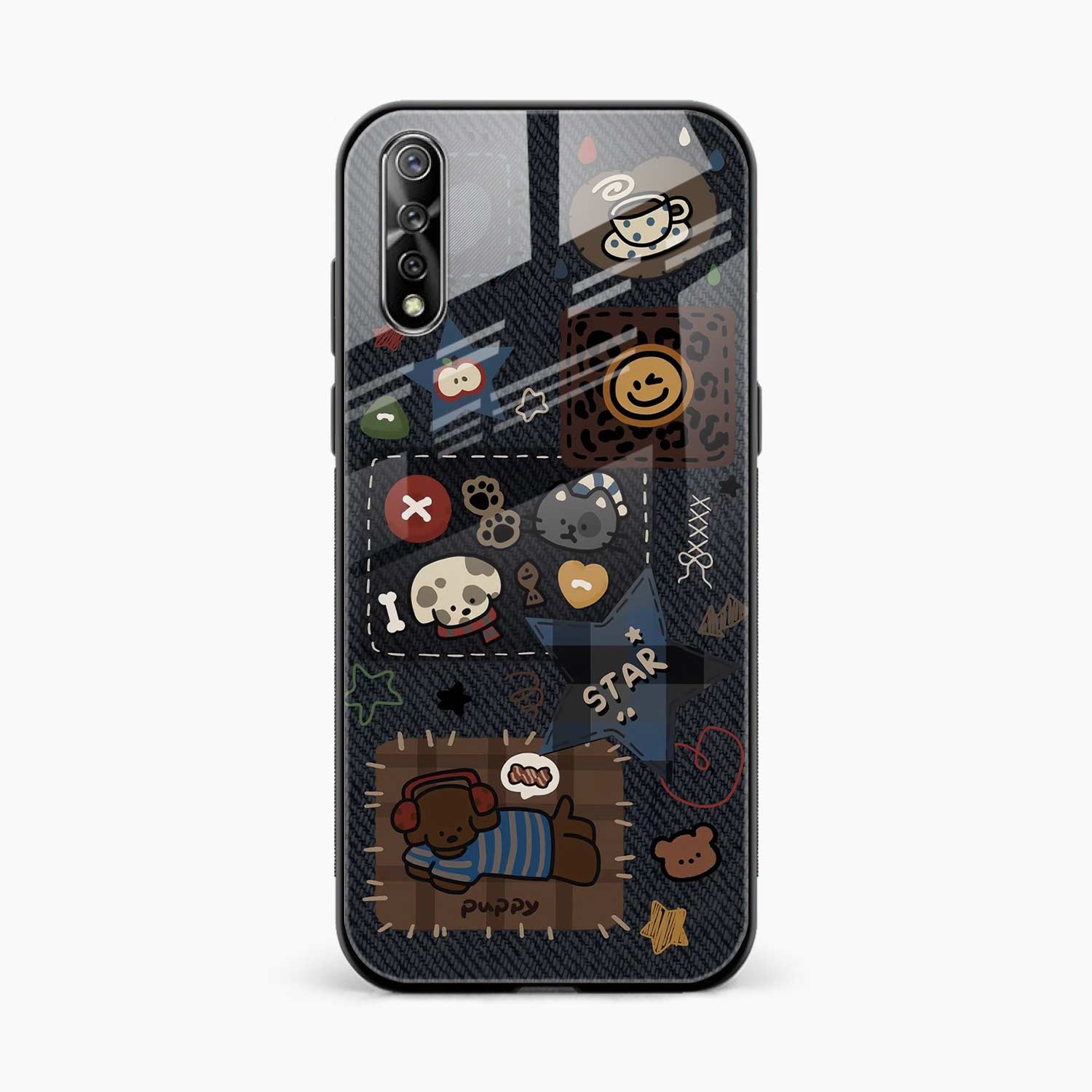 Cute Doodle Vivo S1 Back Cover