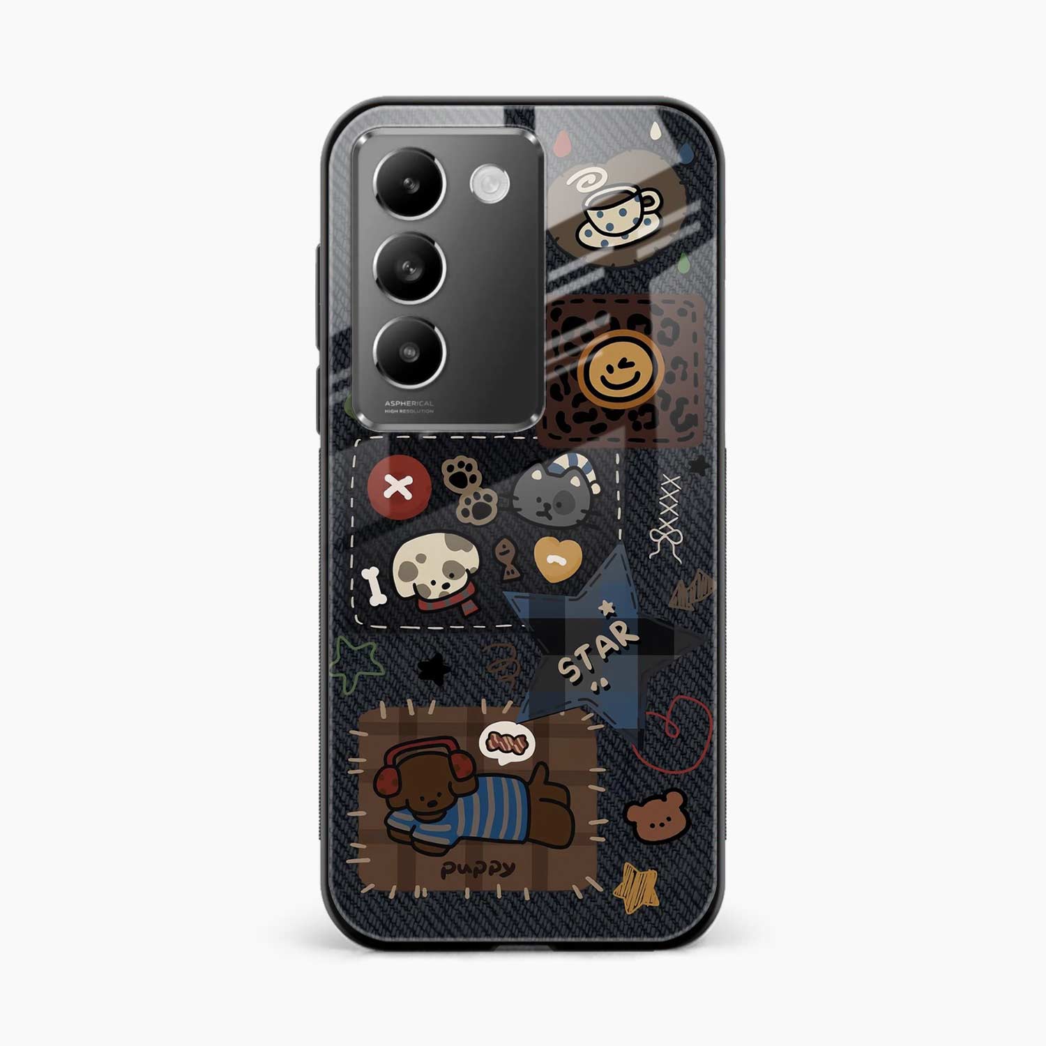 Cute Doodle Vivo T3 Back Cover