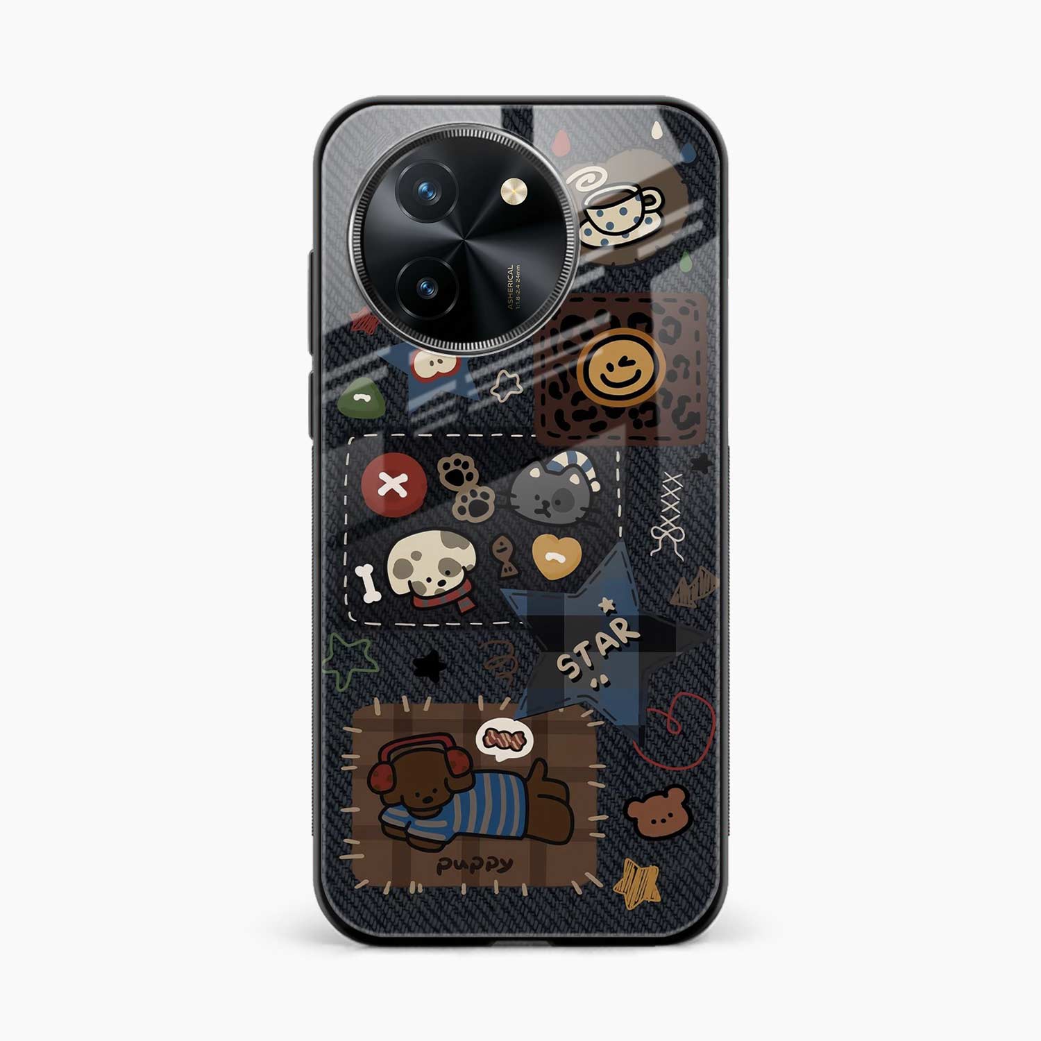Cute Doodle Vivo T3x 5G Back Cover