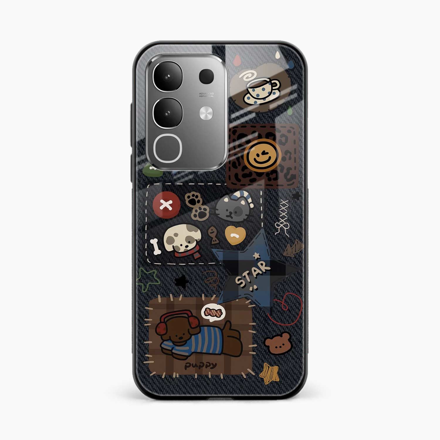 Cute Doodle Vivo T4x 5G Back Cover