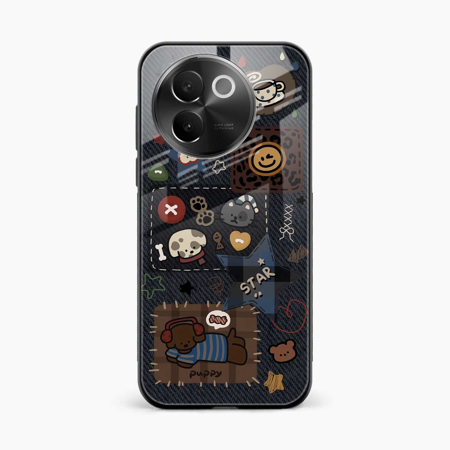 Cute Doodle Vivo V30e 5G Back Cover