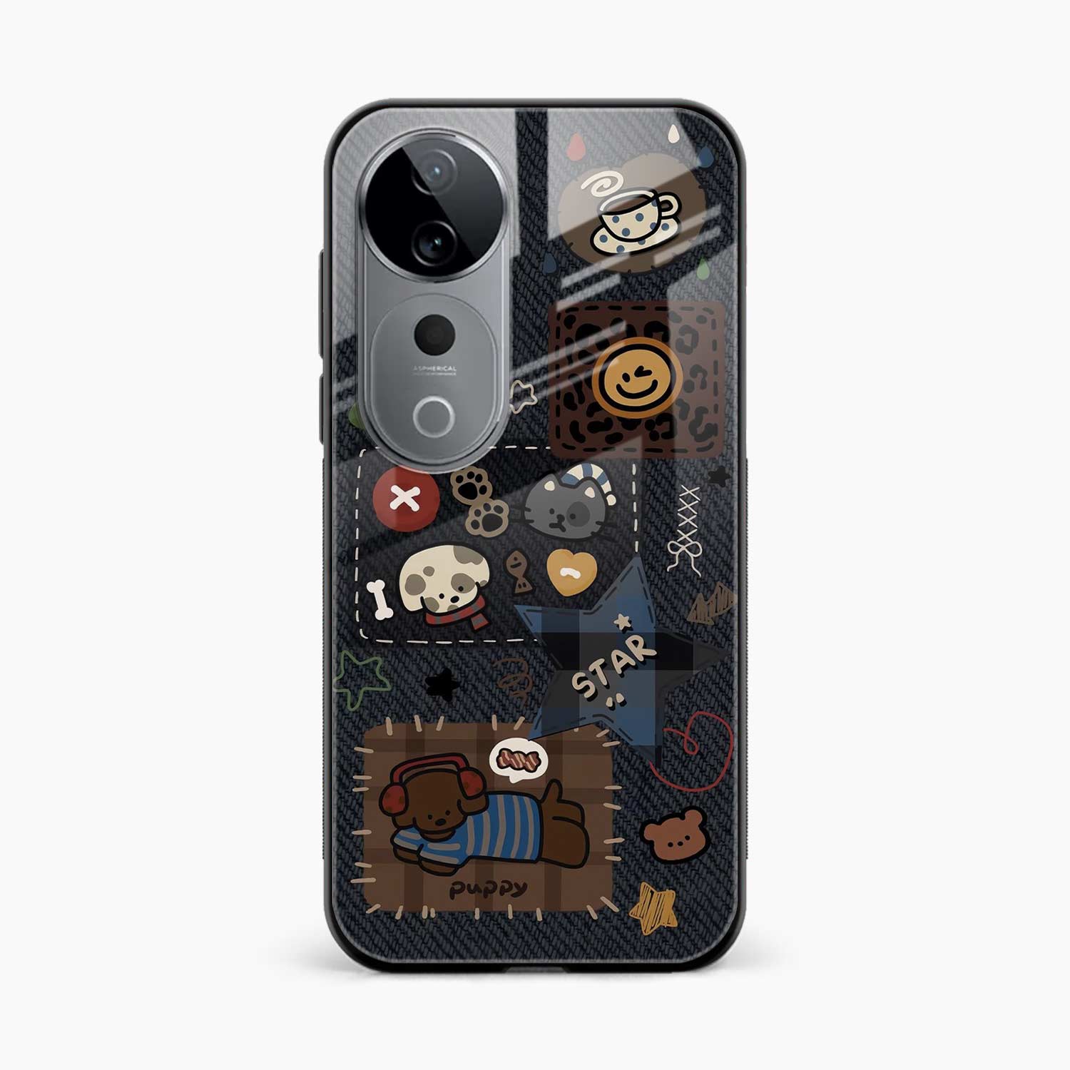 Cute Doodle Vivo V40 Pro 5G Back Cover