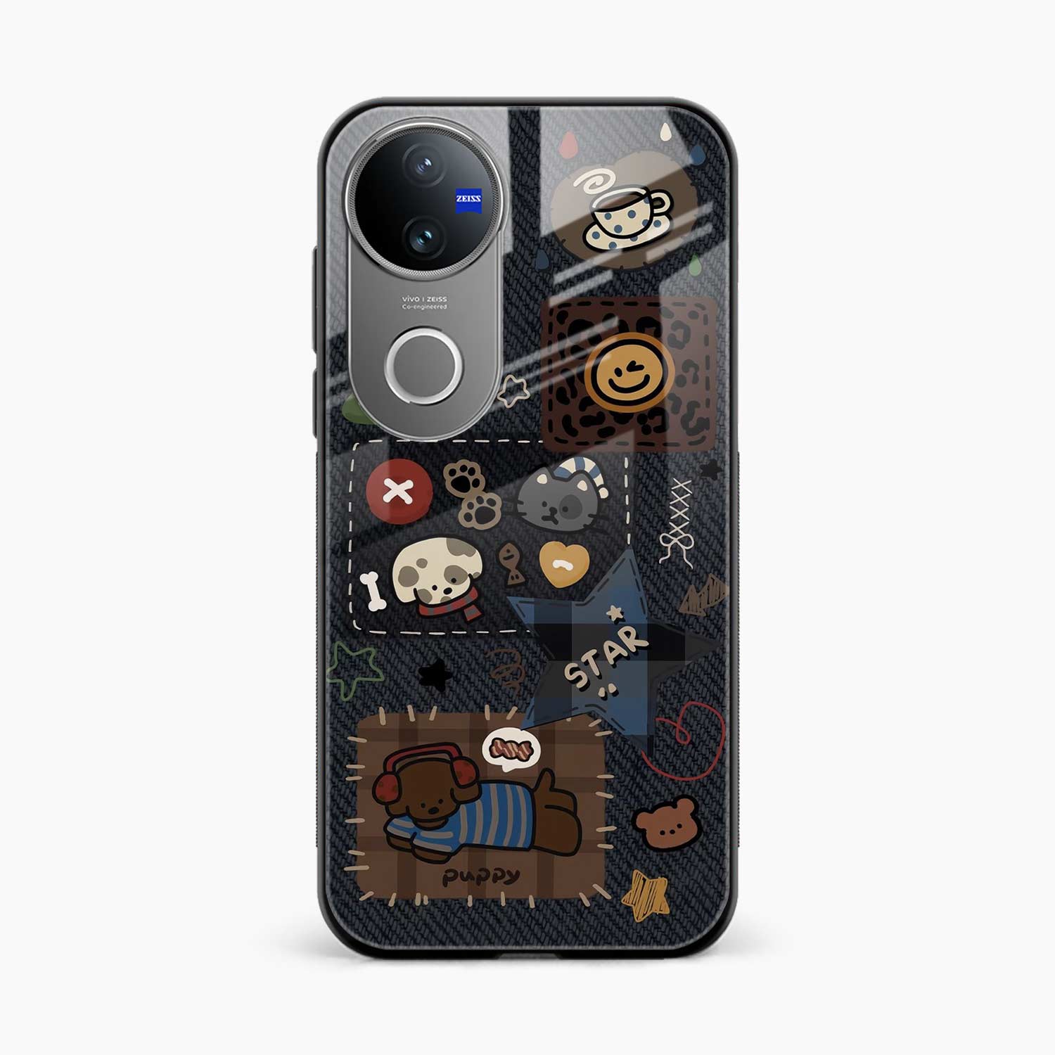 Cute Doodle Vivo V50 5G Back Cover