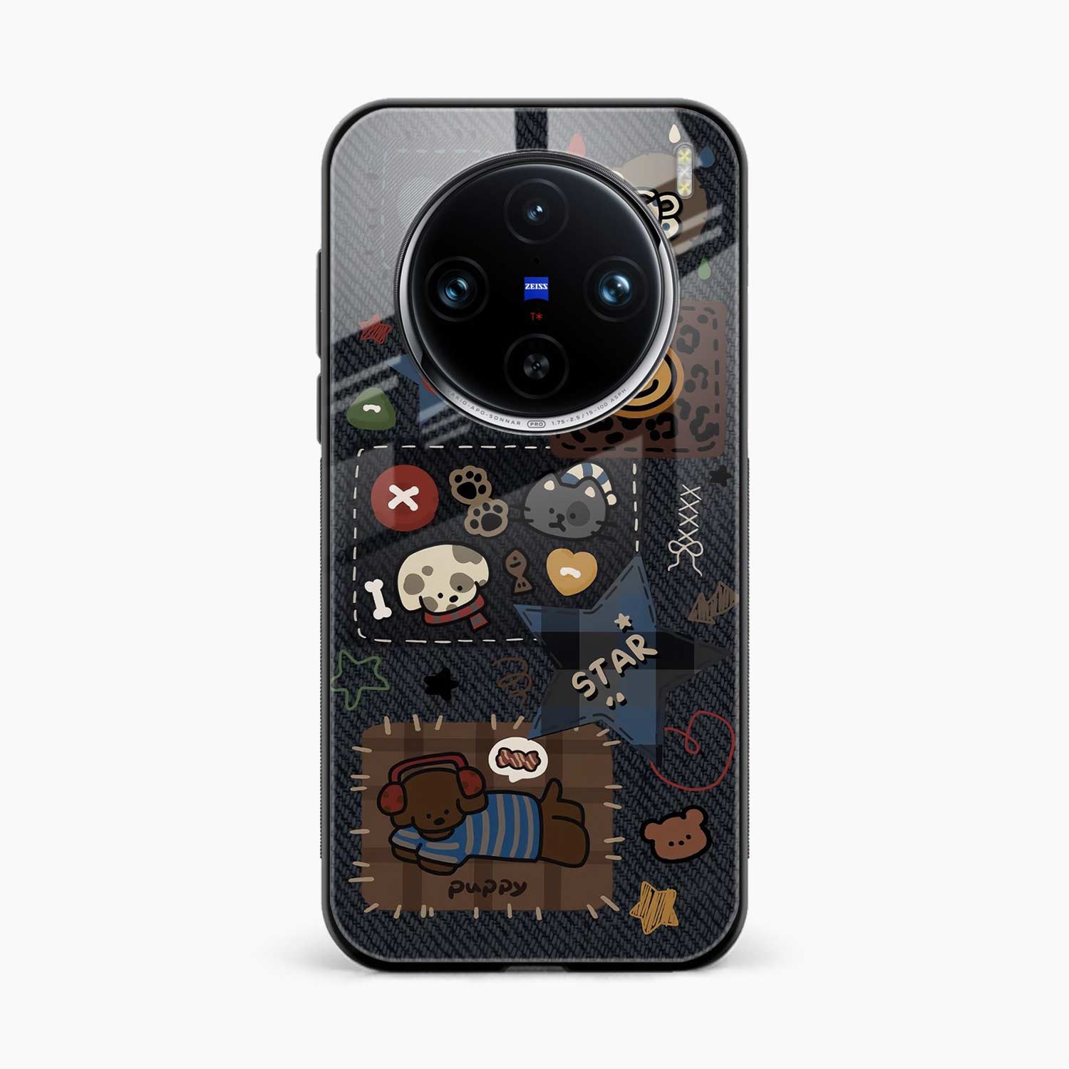 Cute Doodle Vivo X100 Back Cover