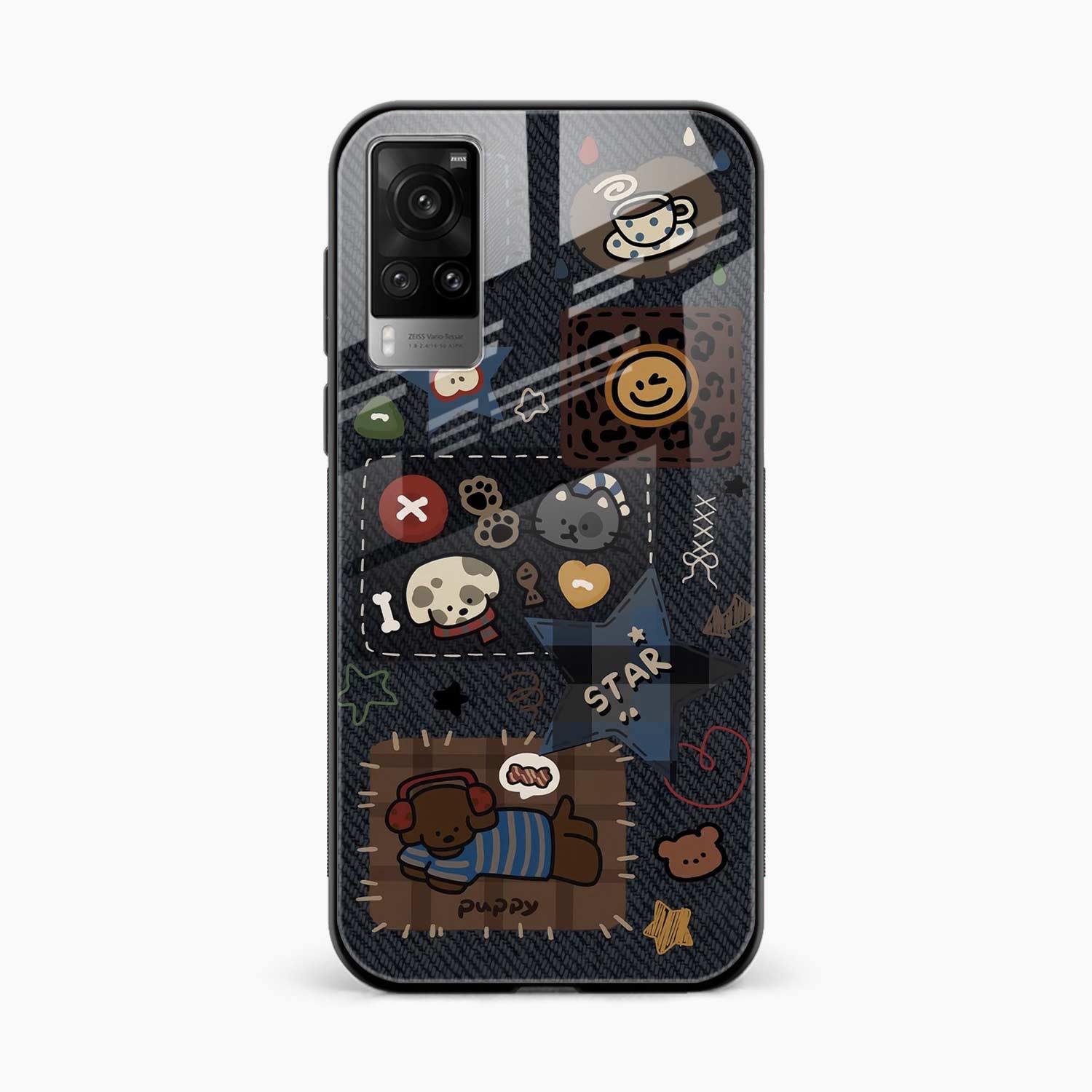 Cute Doodle Vivo X60 Back Cover