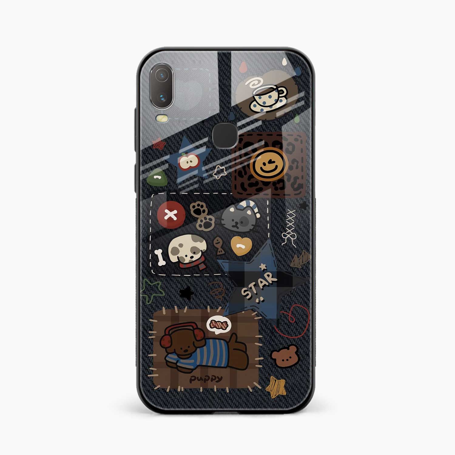 Cute Doodle Vivo Y11 Back Cover