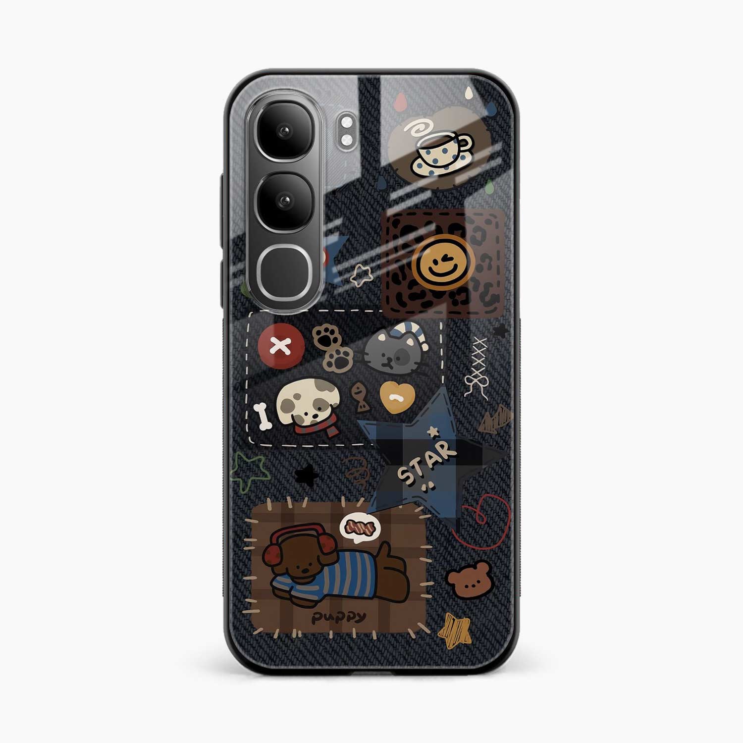 Cute Doodle Vivo Y31 5G Back Cover
