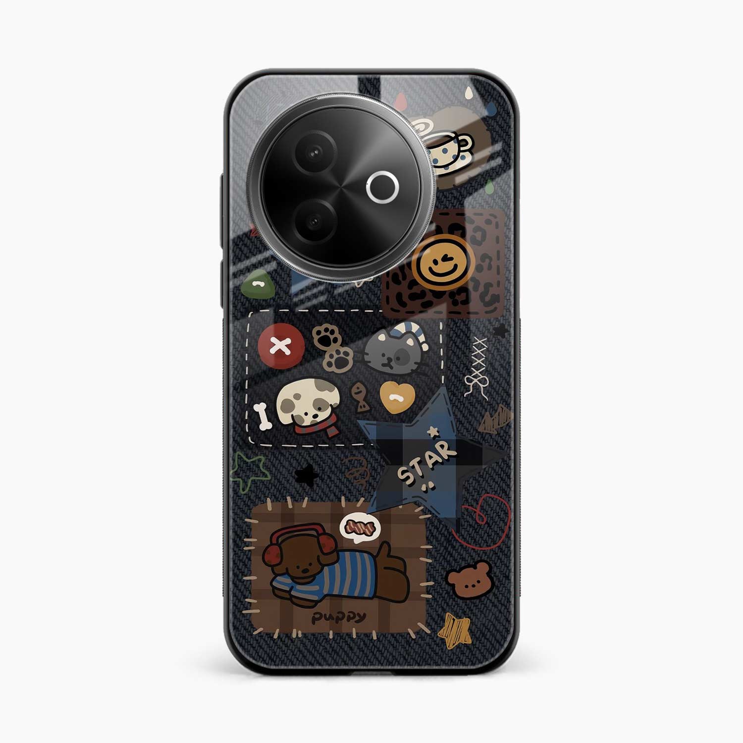 Cute Doodle Vivo Y39 5G Back Cover