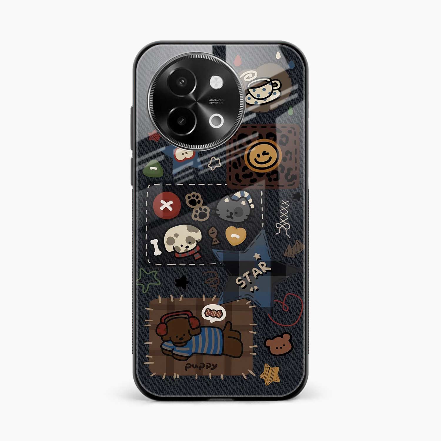 Cute Doodle Vivo Y58 5G Back Cover