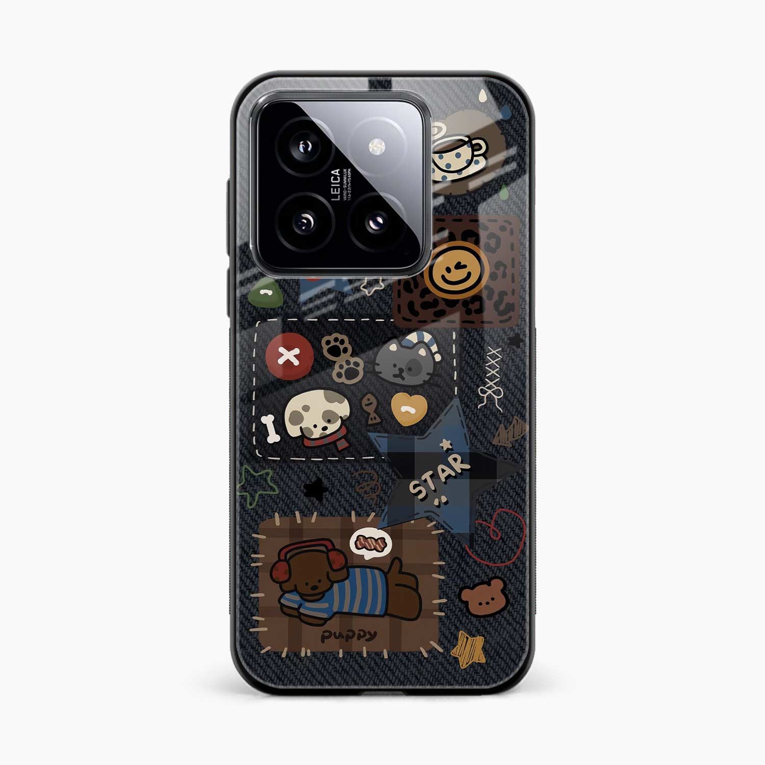 Cute Doodle Xiaomi 14 Back Cover