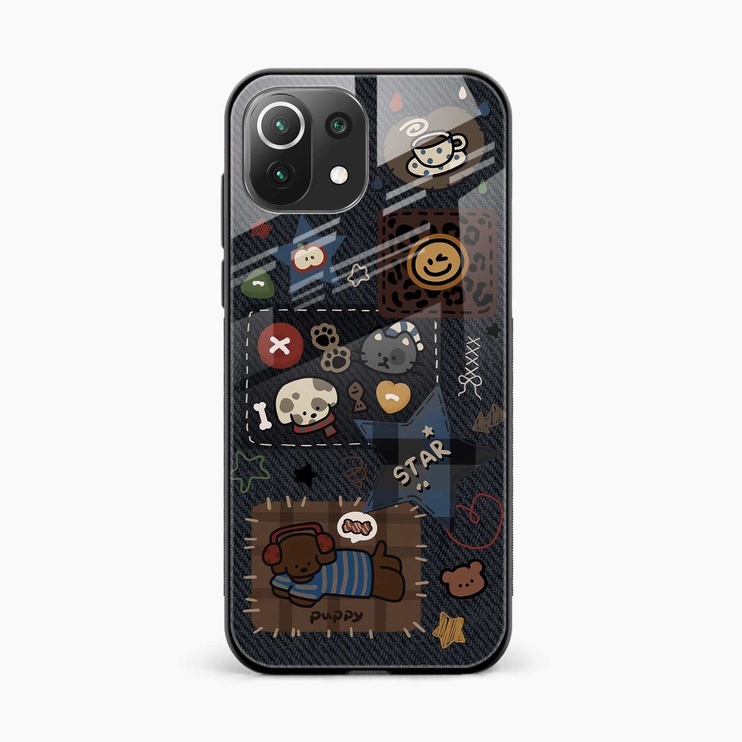 Cute Doodle Xiaomi Mi 11 Lite Back Cover