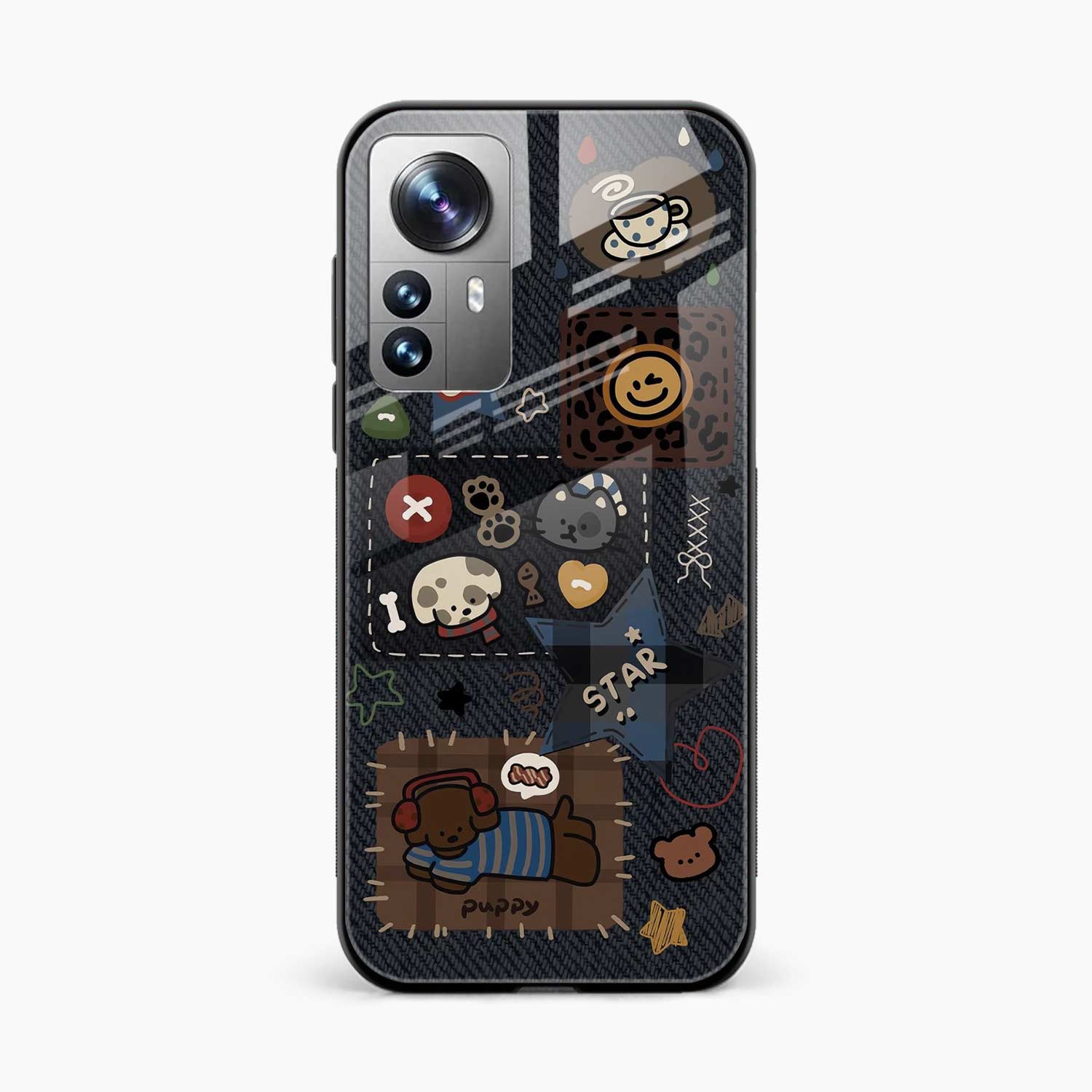 Cute Doodle Xiaomi Mi 12 Pro Back Cover
