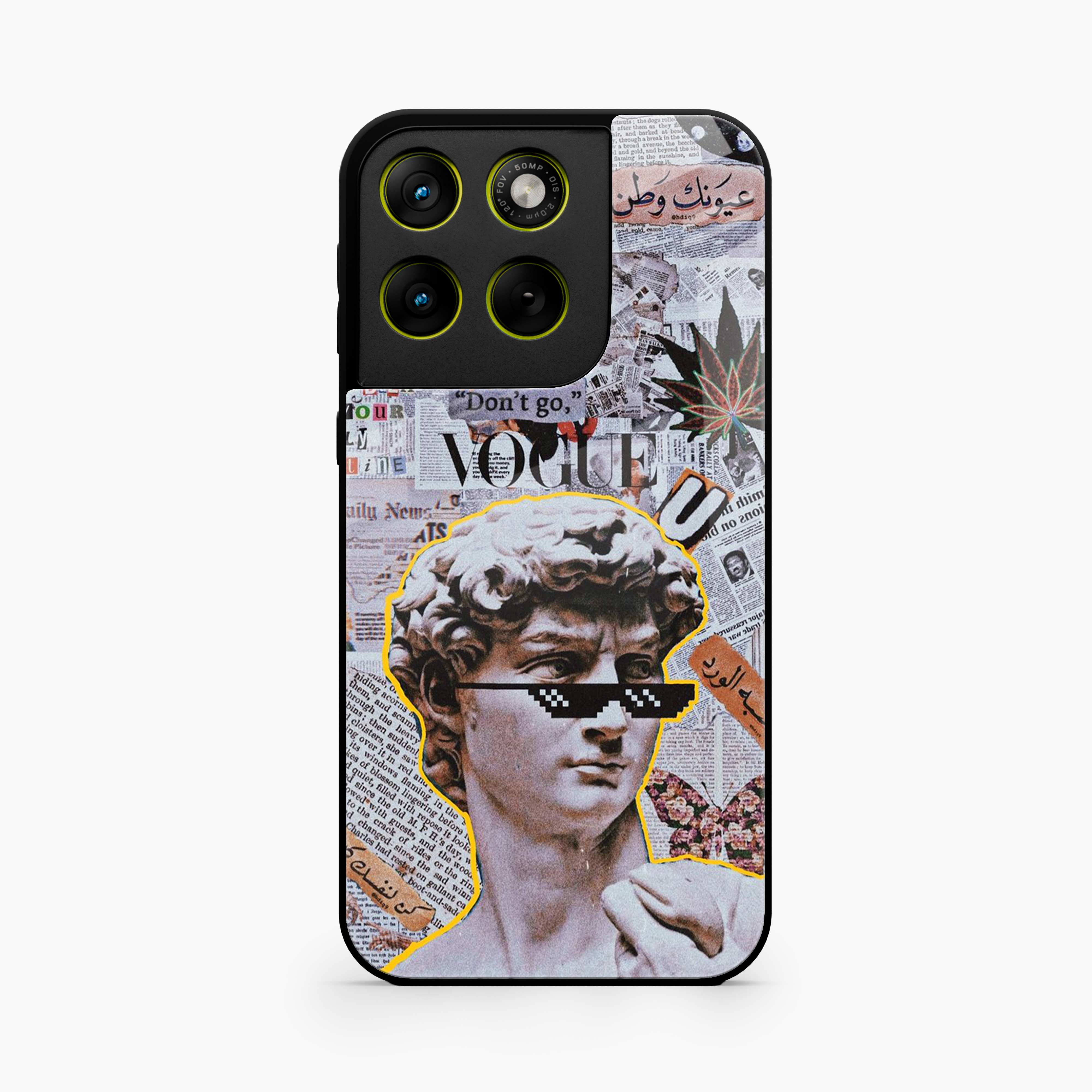 David Motorola Edge 70 Fusion Back Cover
