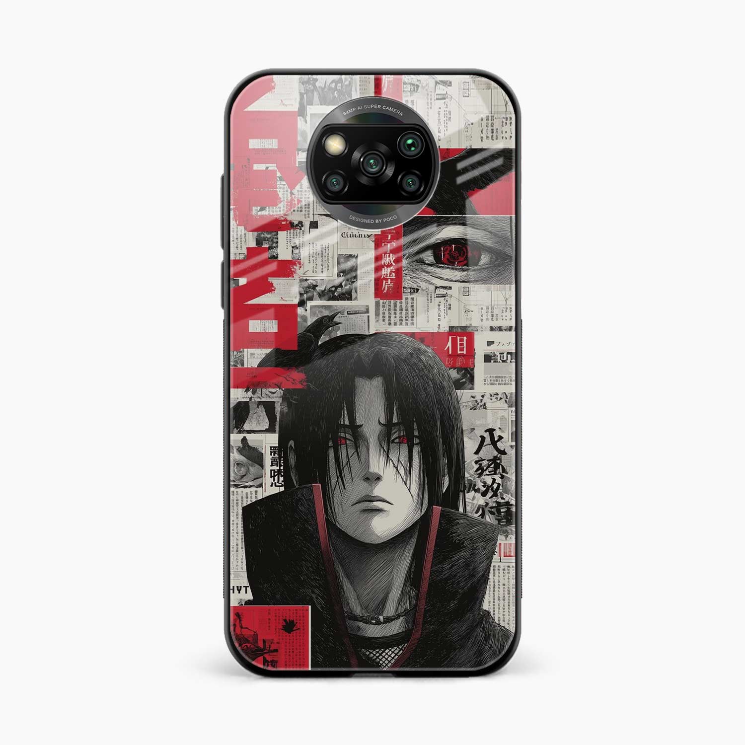 Itachi Uchiha Poco X3 Pro Back Cover