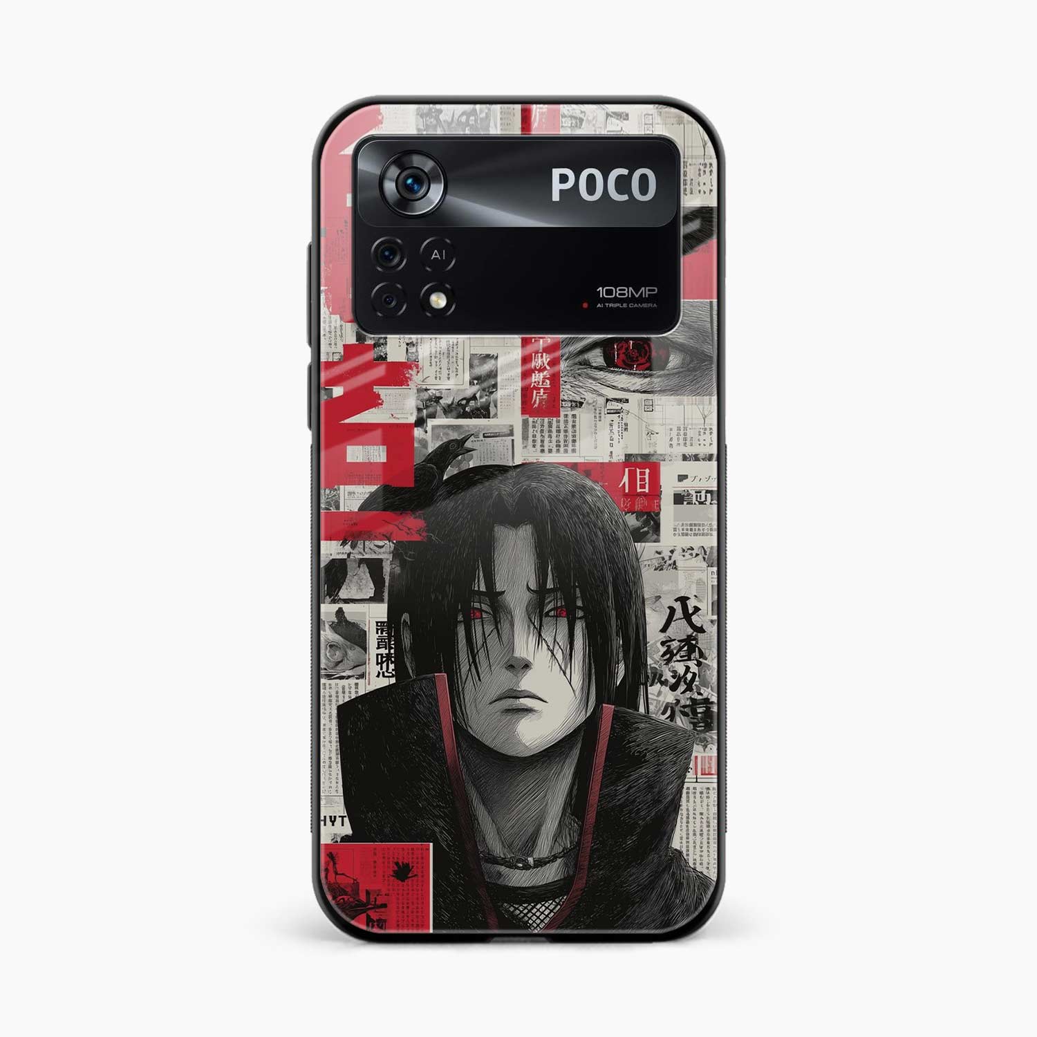 Itachi Uchiha Poco X4 Pro 5G Back Cover