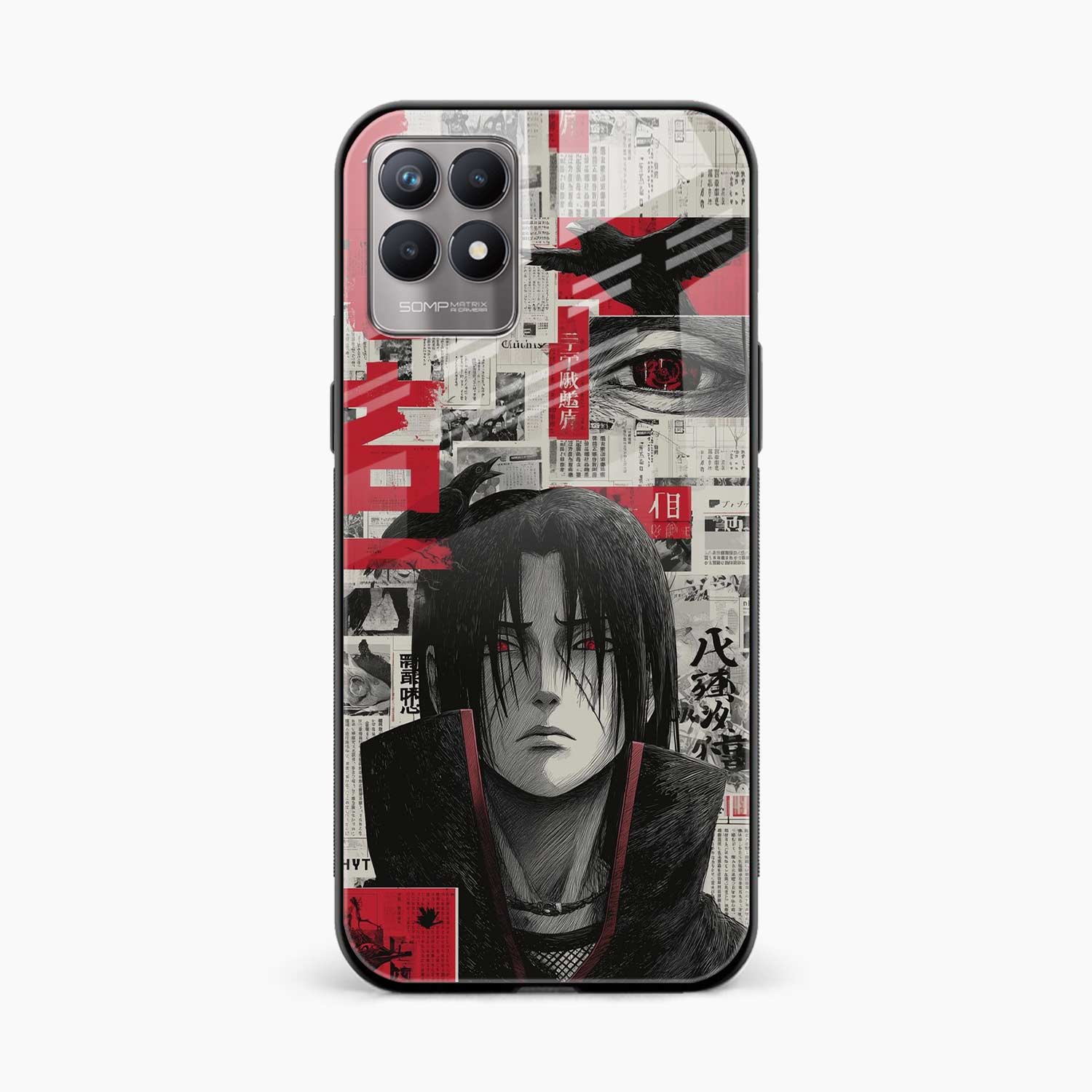 Itachi Uchiha Realme 8i Back Cover