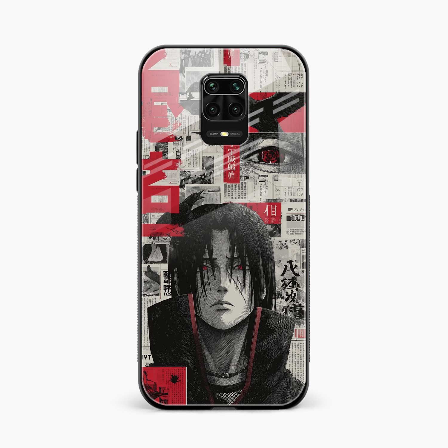 Itachi Uchiha Redmi Note 9 Pro Max Back Cover