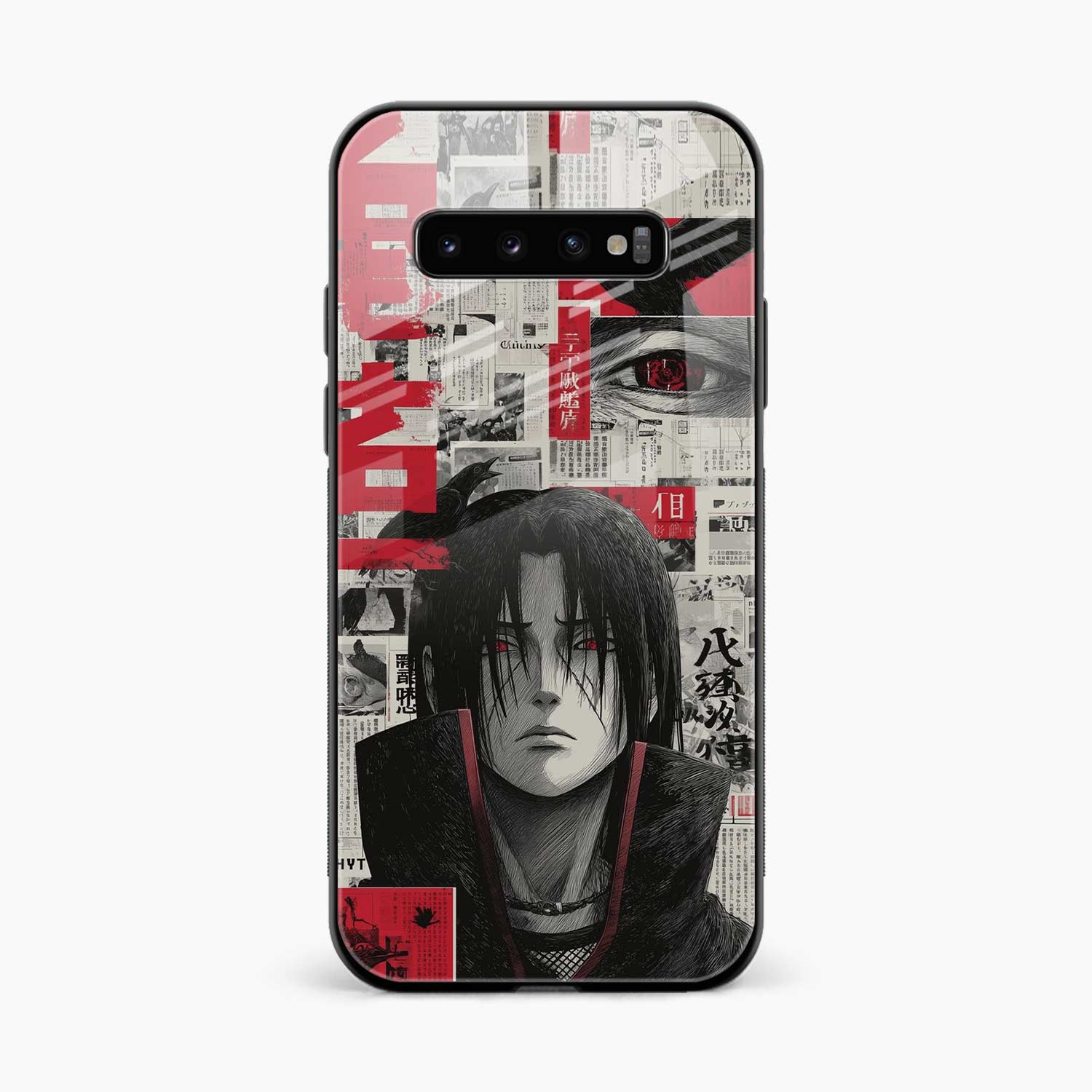 Itachi Uchiha Samsung S10 Plus Back Cover