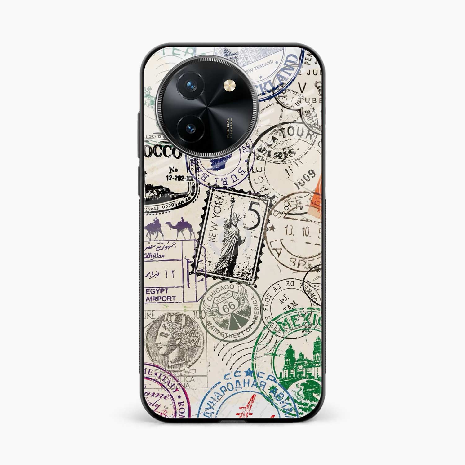 Stamps Vivo T3x 5G Back Cover