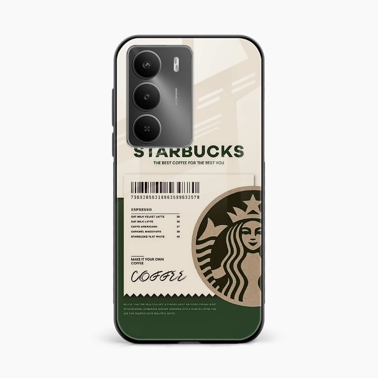 Starbucks Realme P3 Lite 5G Back Cover