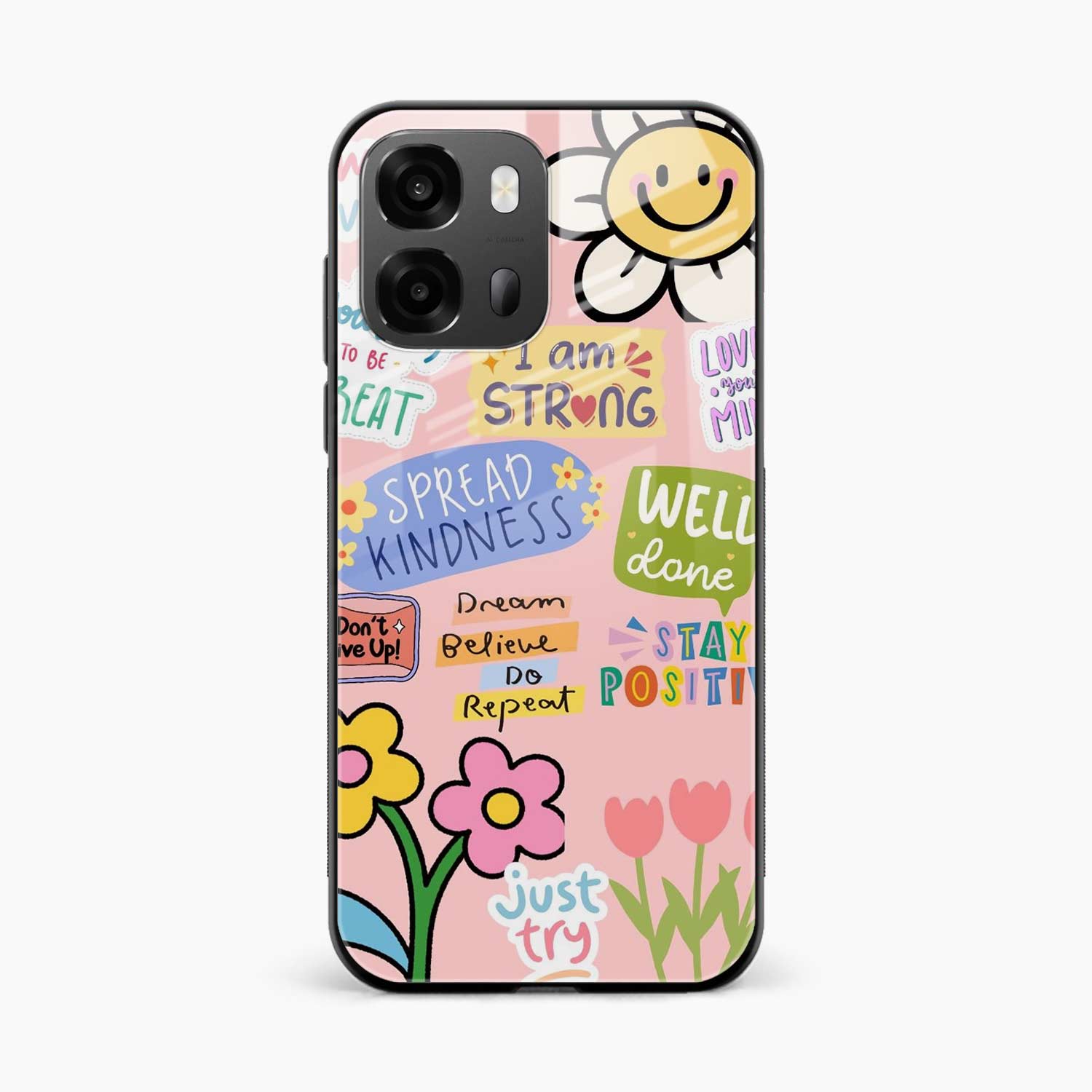 Stay Positive Oppo A6 Pro 5G Back Cover