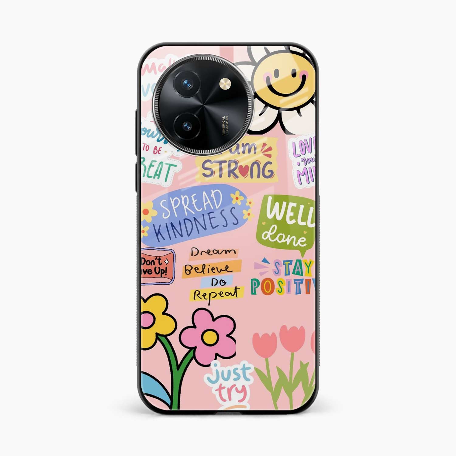 Stay Positive Vivo T3x 5G Back Cover