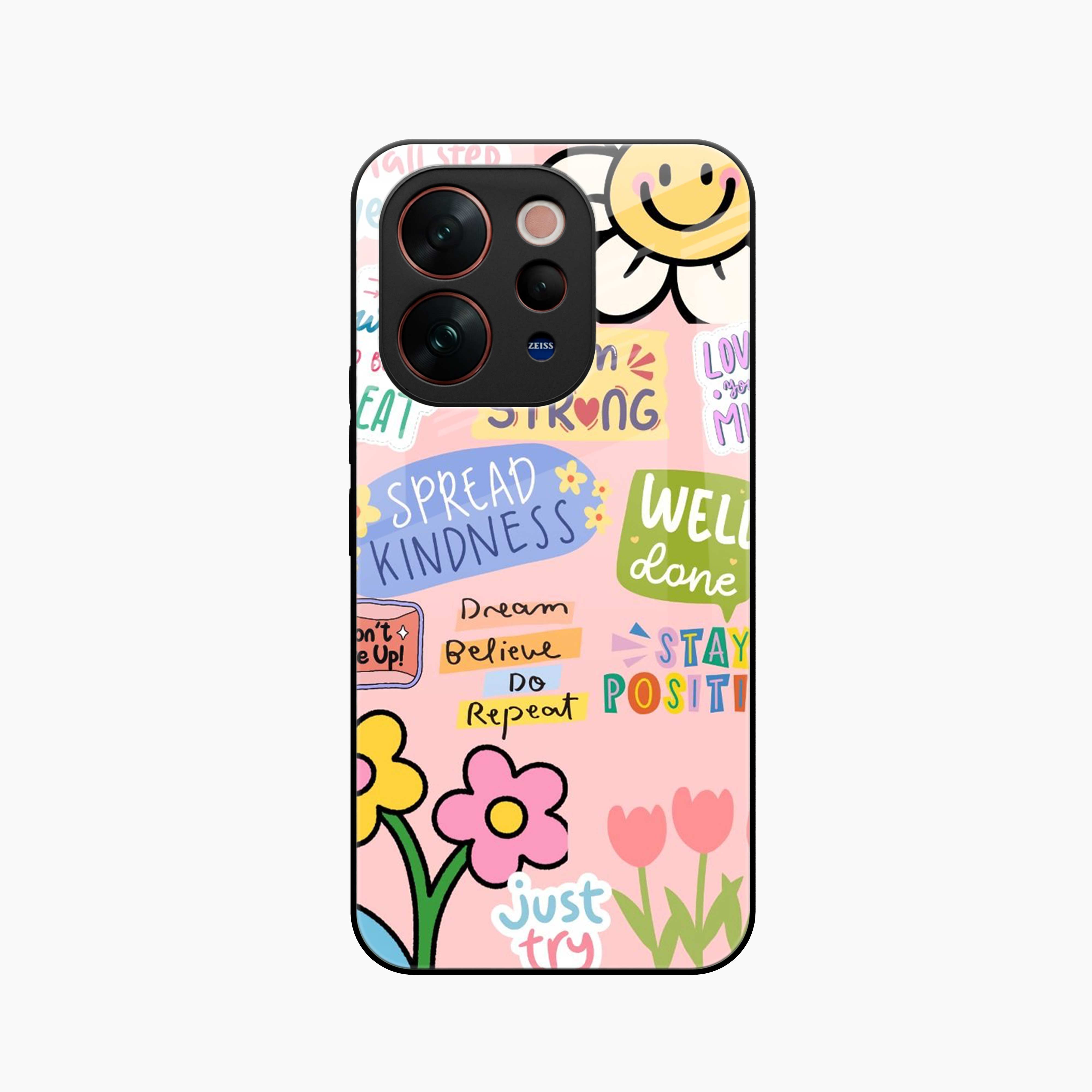 Stay Positive Vivo V70 5G Back Cover