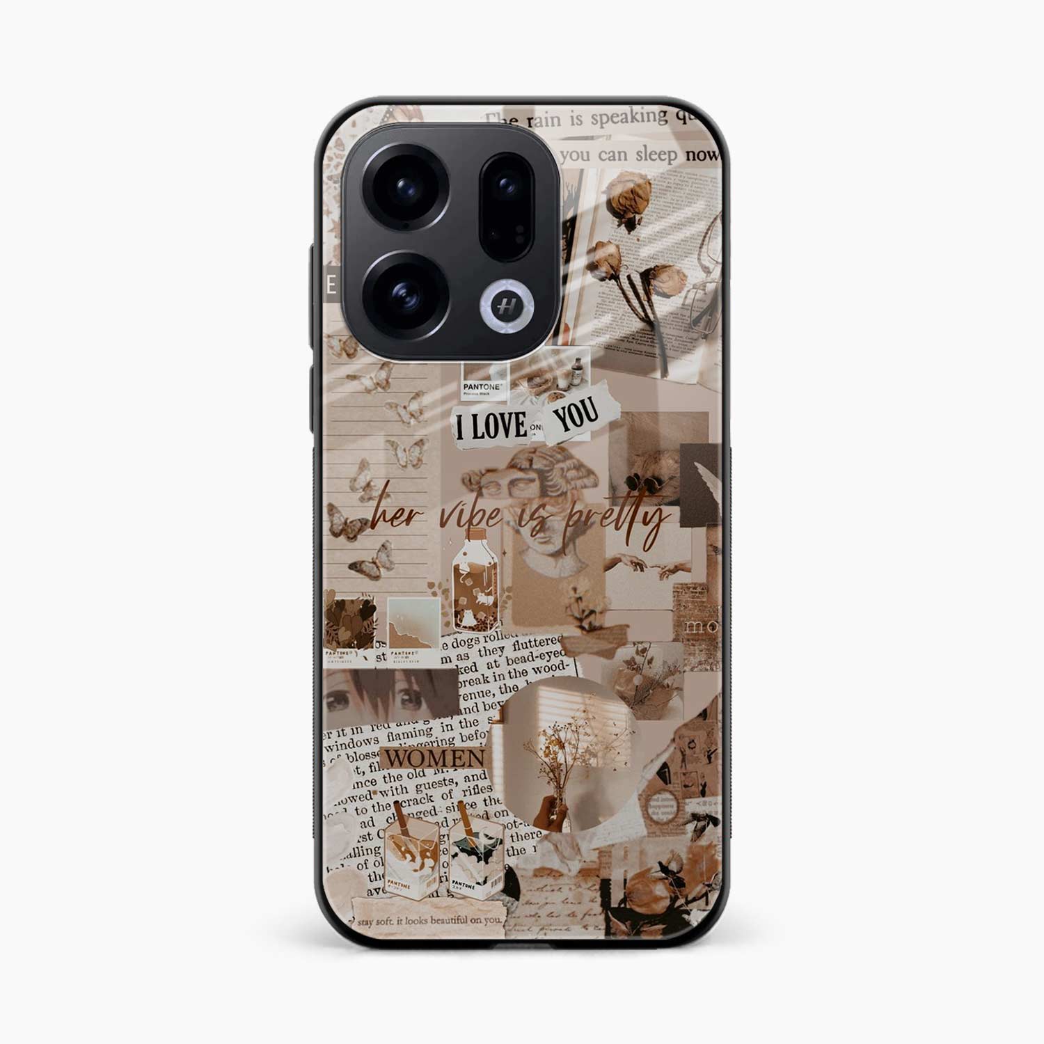 Aesthetic Vintage Oppo Find X9 Back Cover