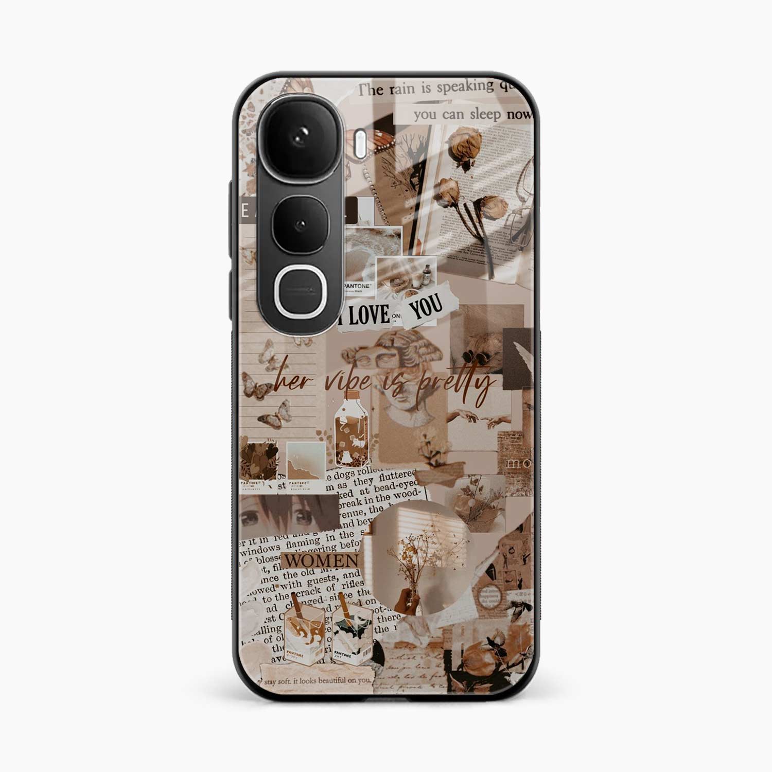 Aesthetic Vintage Vivo Y400 5G Back Cover