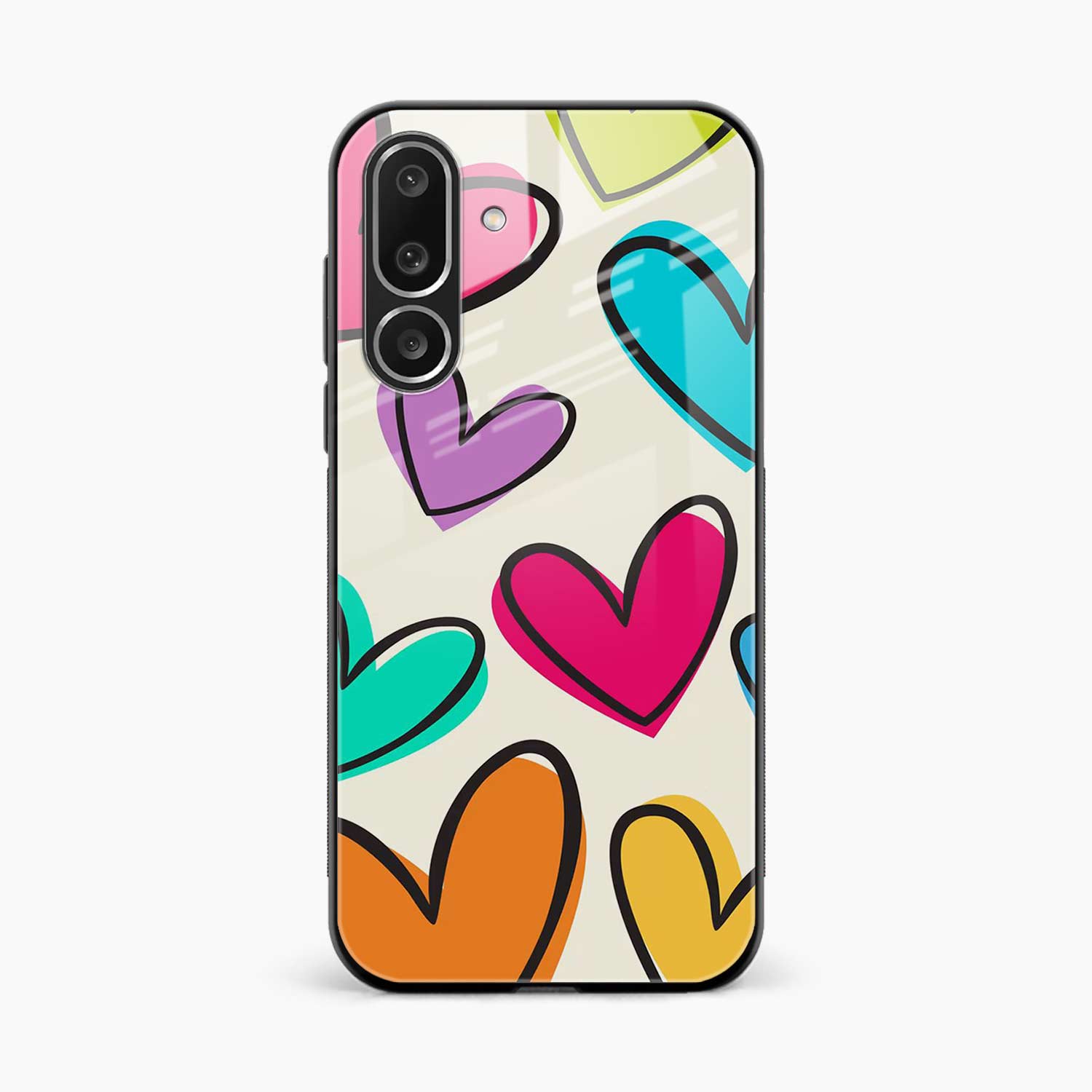 Colorful Hearts Samsung F36 5G Back Cover