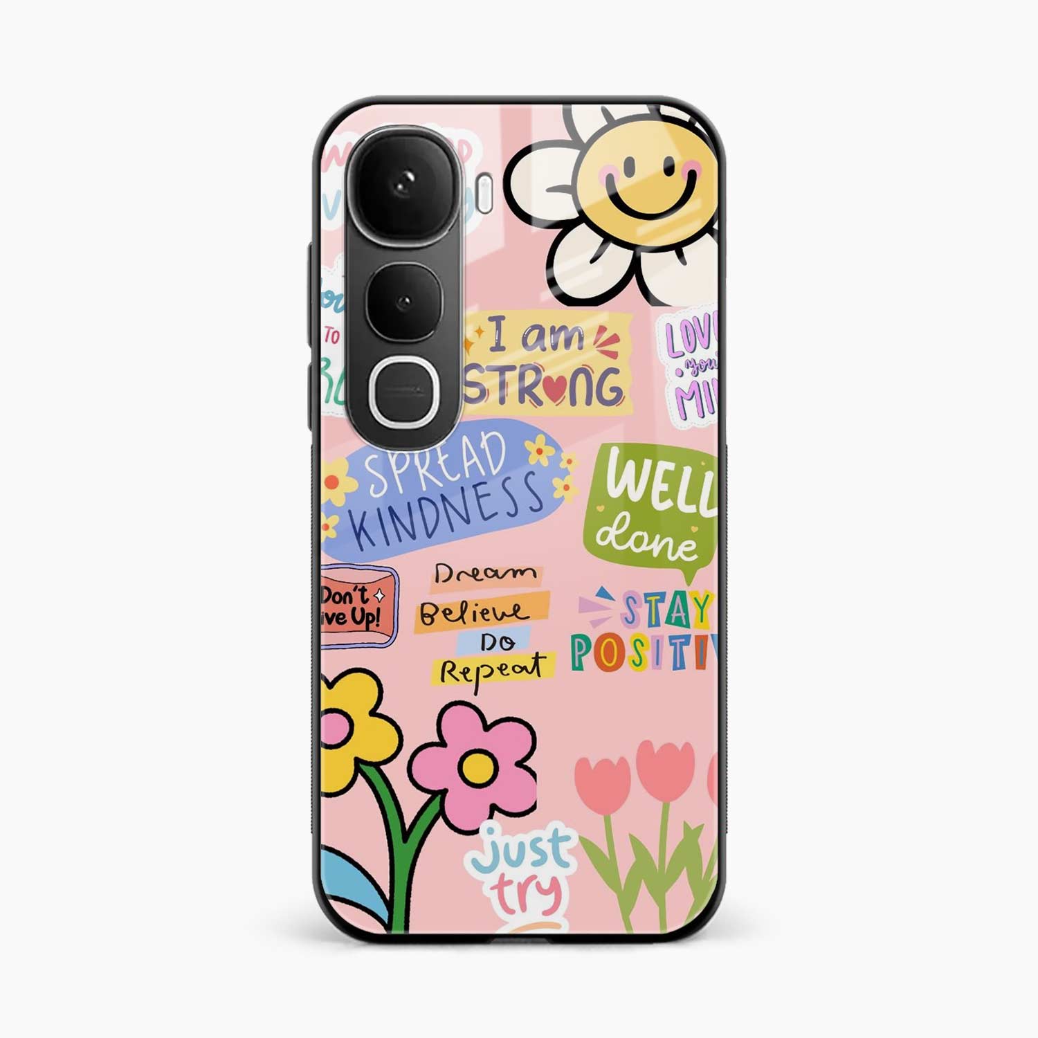 Stay Positive Vivo Y400 5G Back Cover