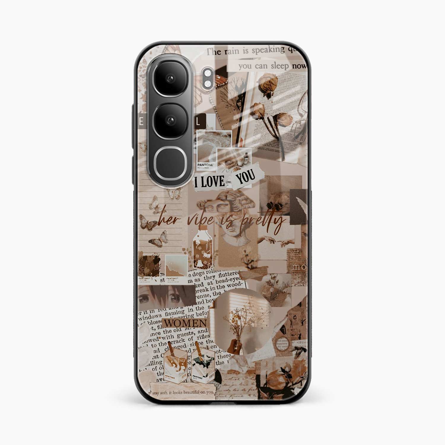 Aesthetic Vintage Vivo Y31 5G Back Cover