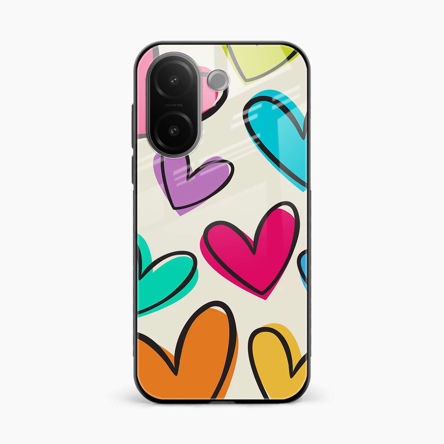 Colorful Hearts Vivo V60e 5G Back Cover